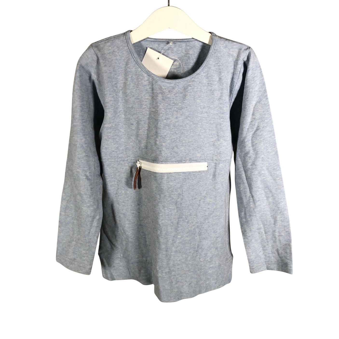 Unisex Metsola - Trikotaažist pluus, suurus 110 - 116 - Helesinine (1)