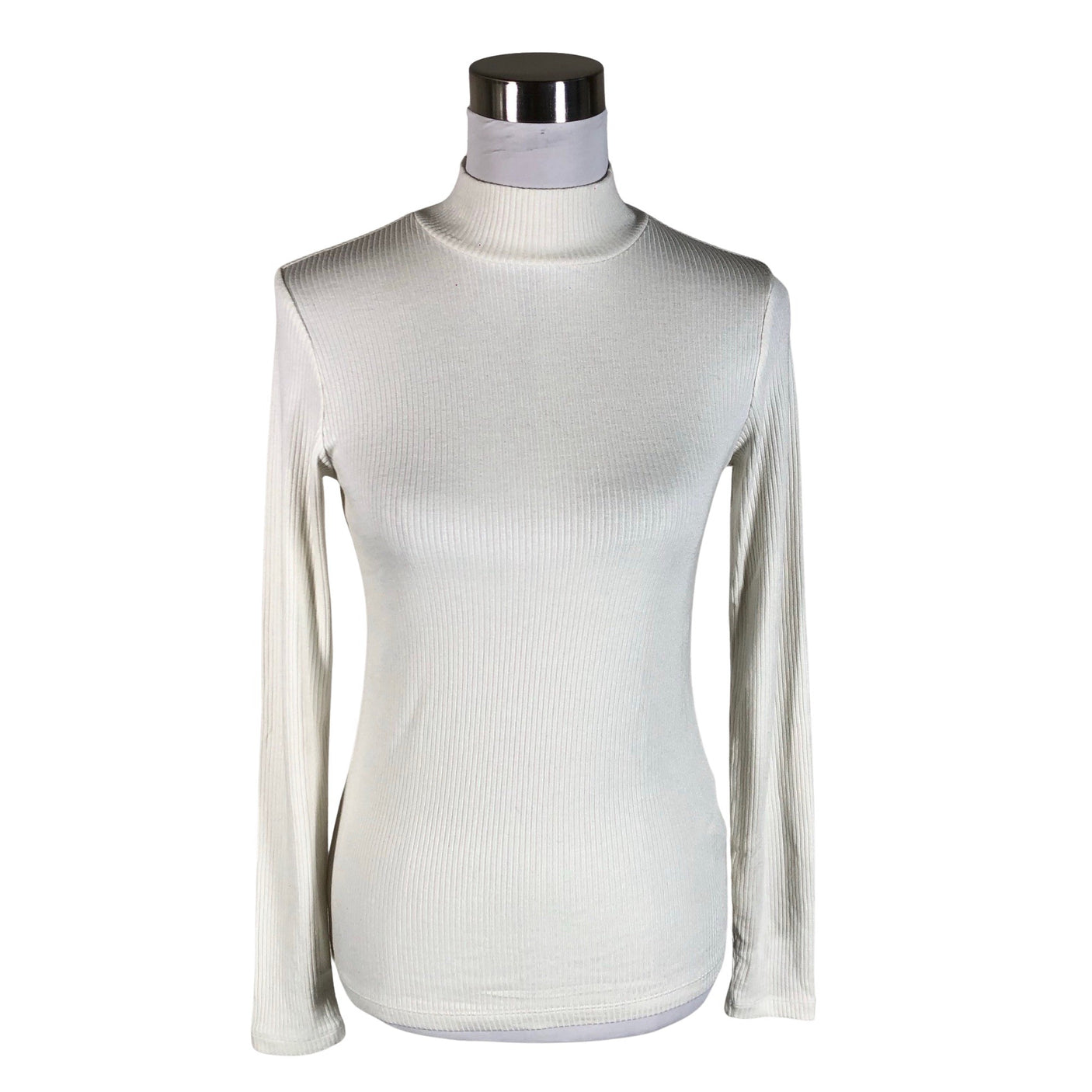 Unisex Uniqlo - Trikotaažist pluus, suurus 36 - Looduslik valge (1)