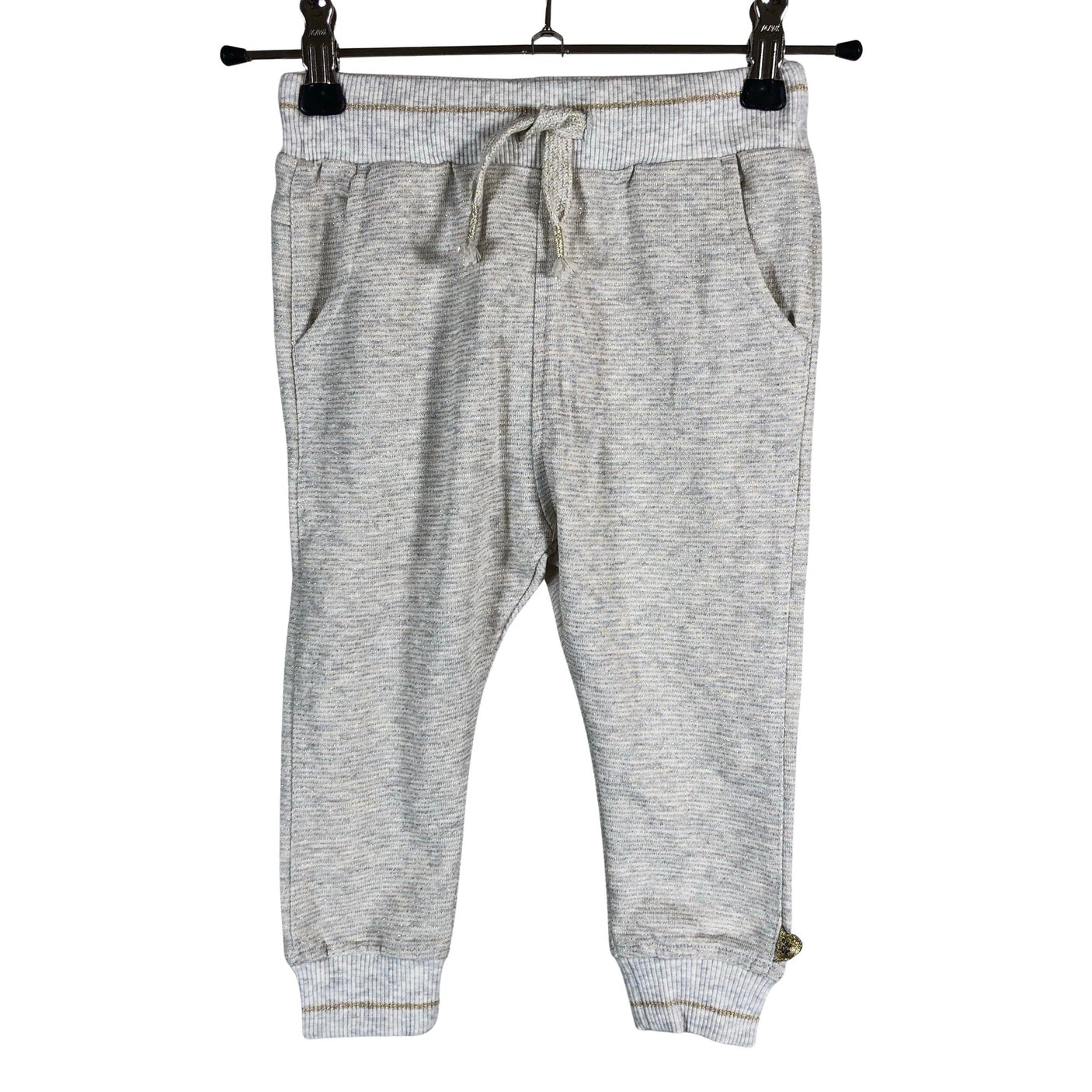 Unisex POMPdeLUX - Dressikangast püksid, suurus 80 - 86 - Hall (1)
