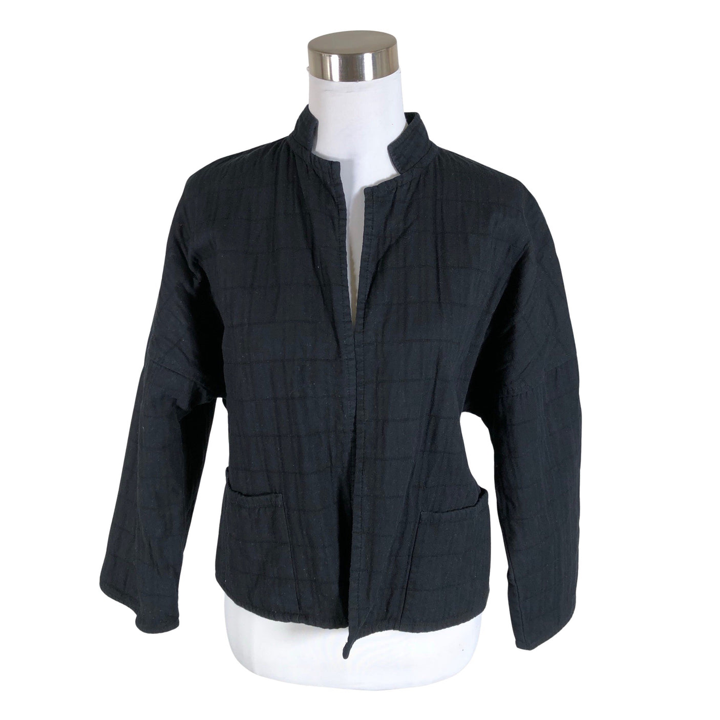 Unisex Handmade - Dressikangast jakk, suurus 38 - Must (1)