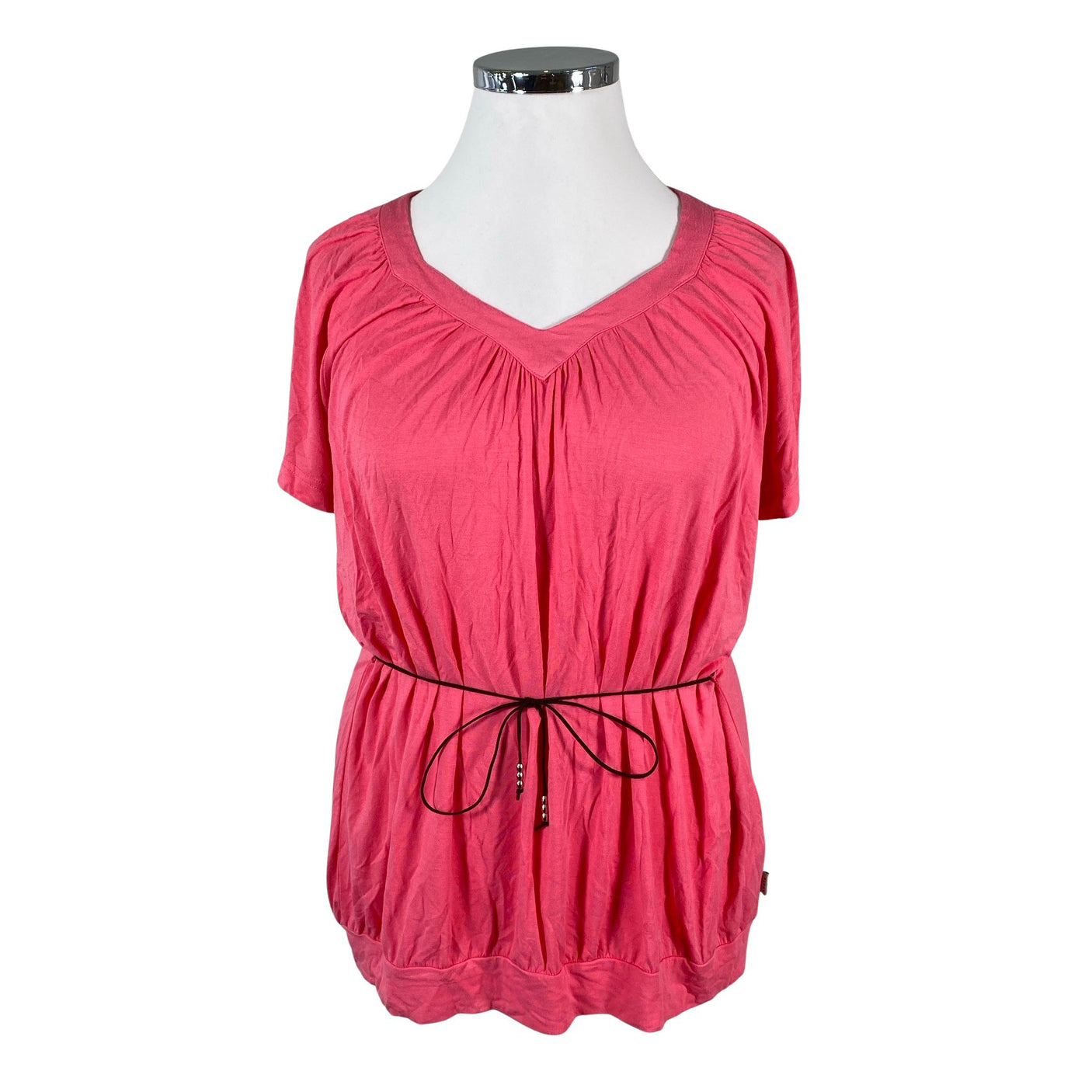 Unisex Luhta - Trikotaažist tuunika, suurus 44 - Roosa (1)