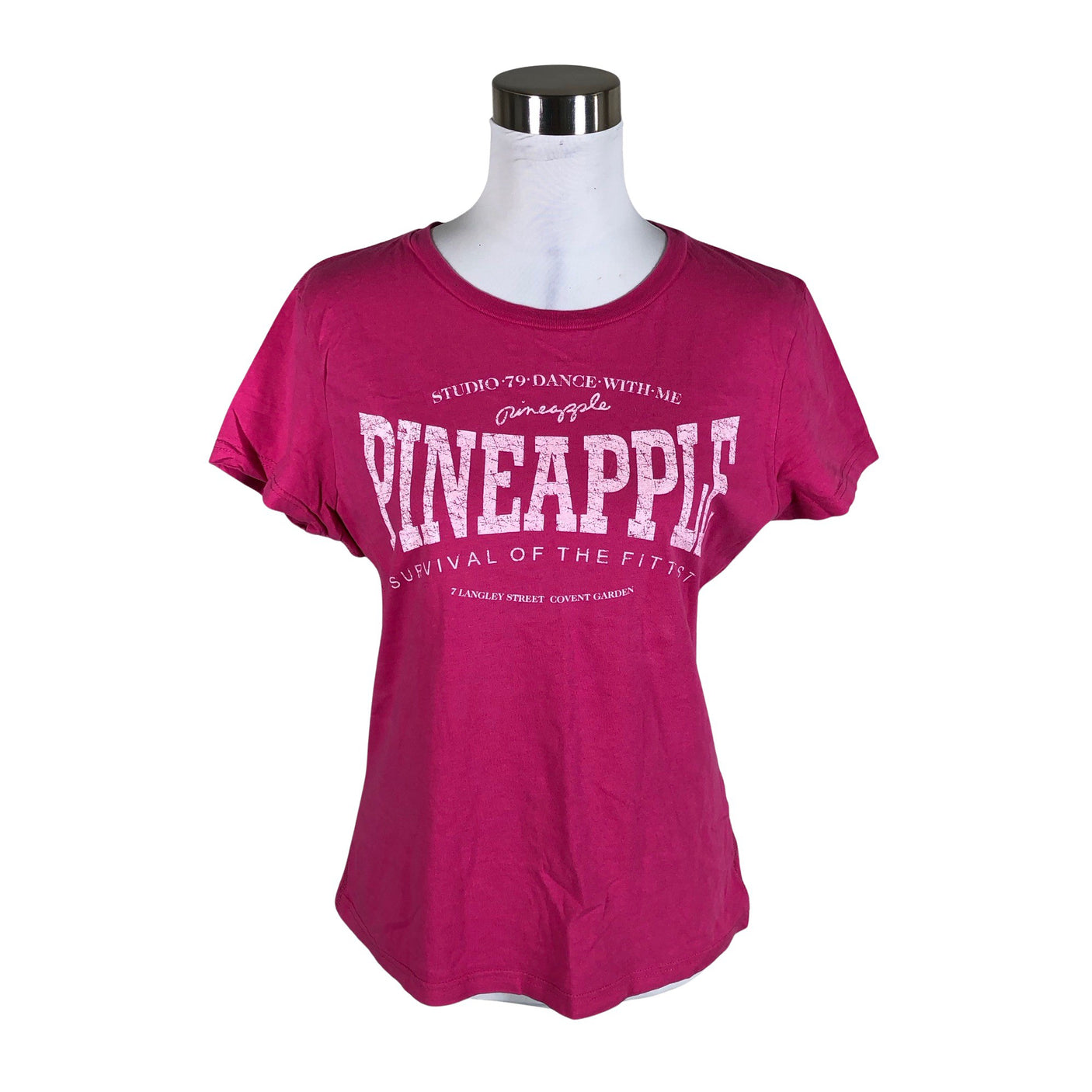 Unisex Pineapple - T-särk, suurus 40 - Roosa (1)