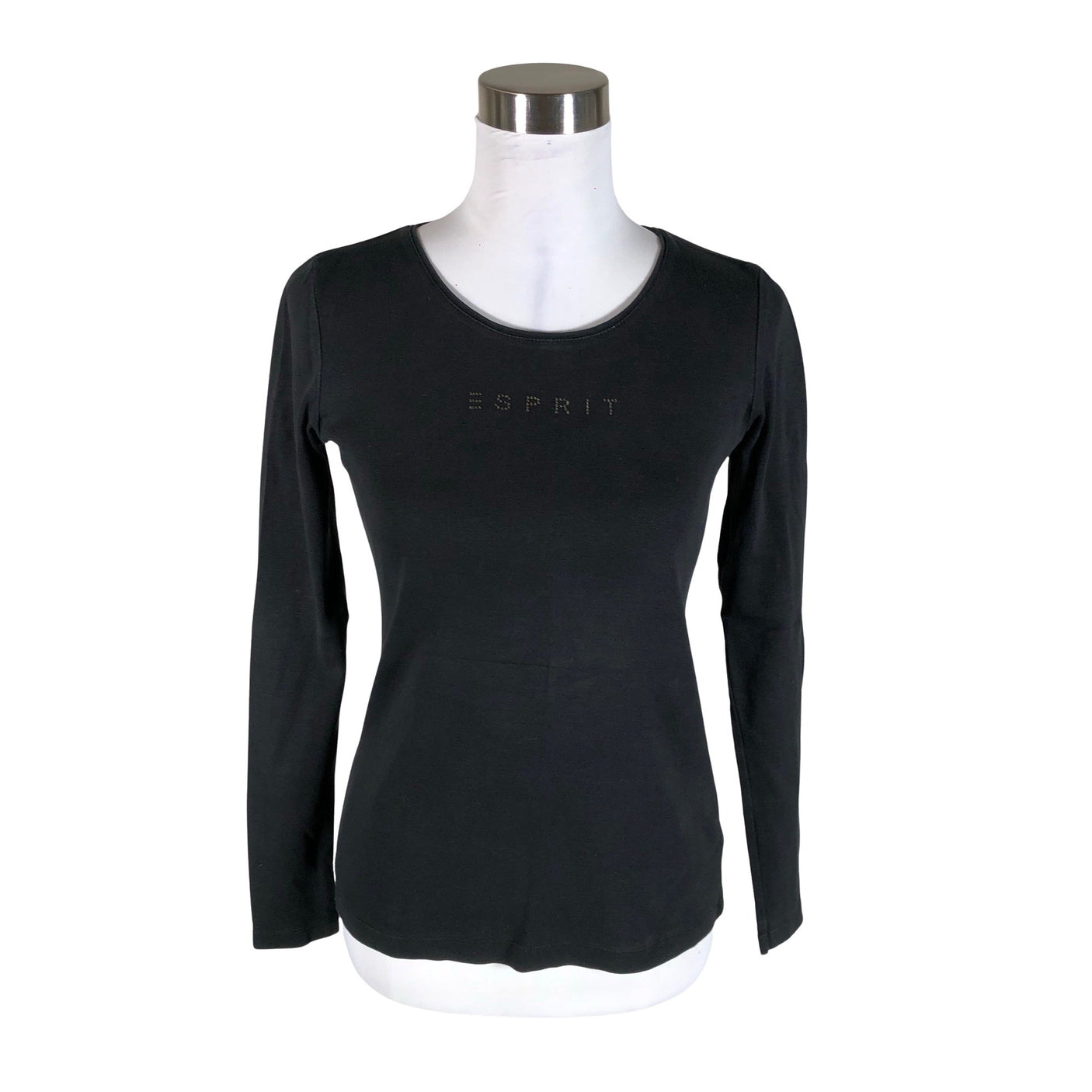 Unisex Esprit - Trikotaažist pluus, suurus 36 - Must (1)