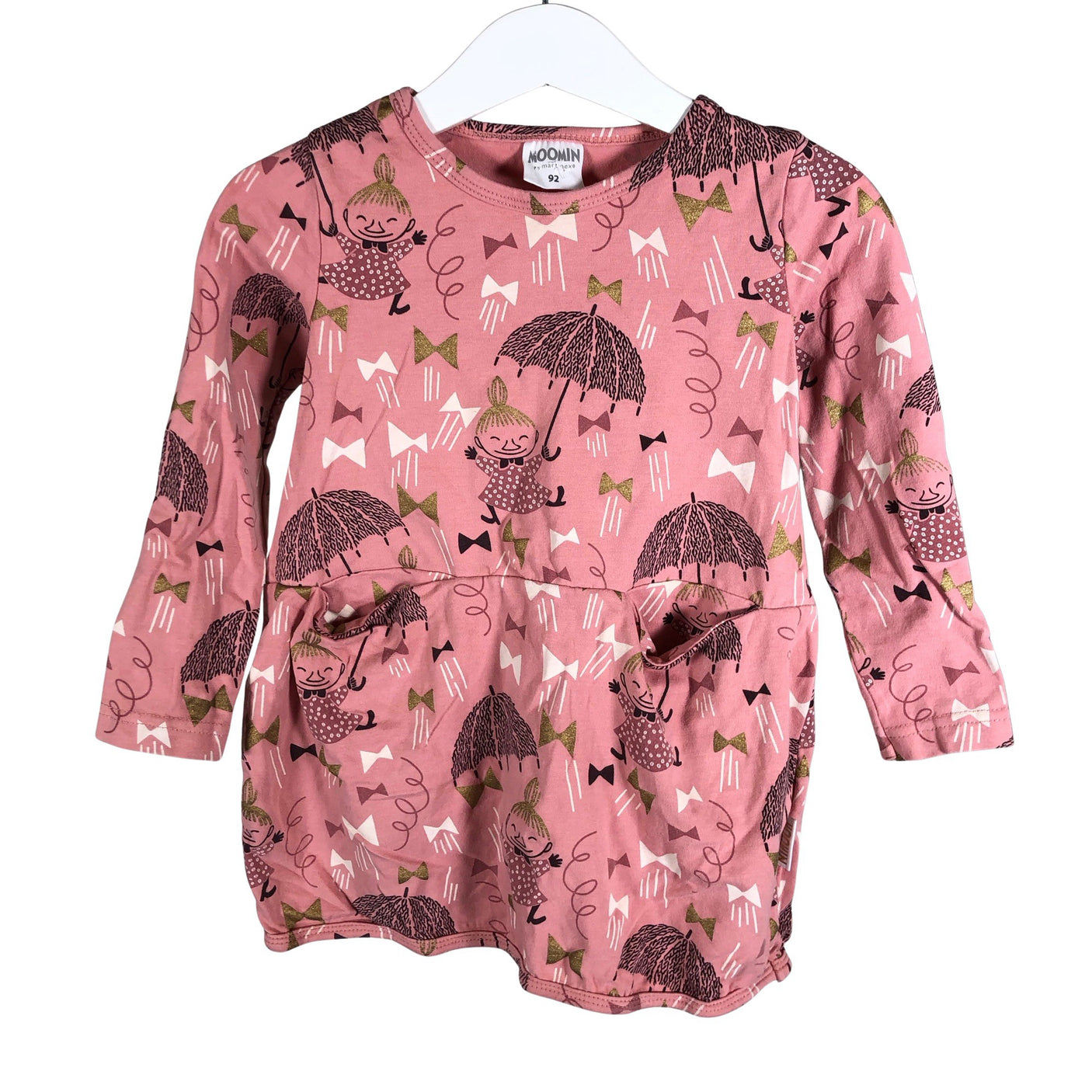 Unisex Martinex - Trikotaažist kleit, suurus 86 - 92 - Heleroosa (1)