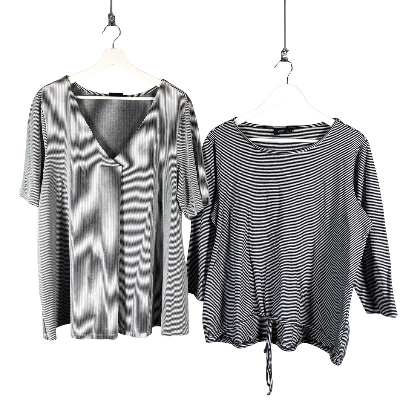 Unisex Zizzi - Trikotaažist pluus, suurus 46 - Must (1)