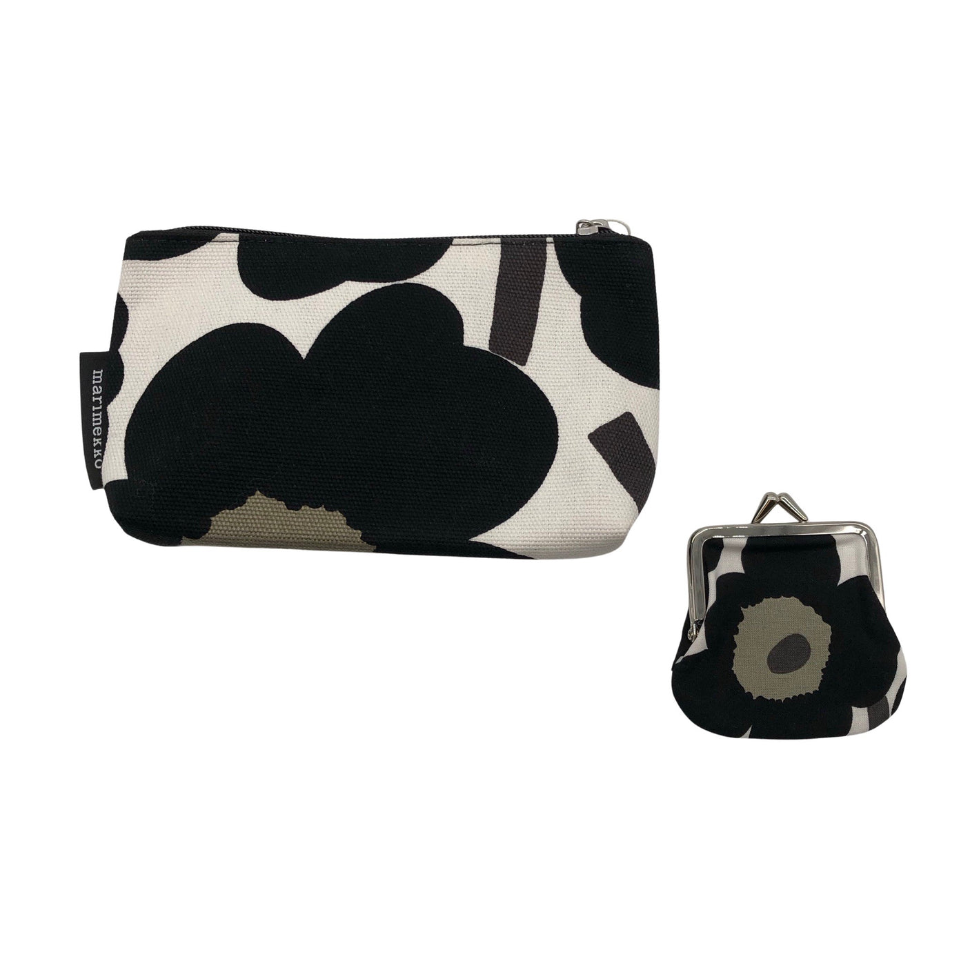 Unisex Marimekko - Kosmeetikakott, suurus Mini - Must (1)