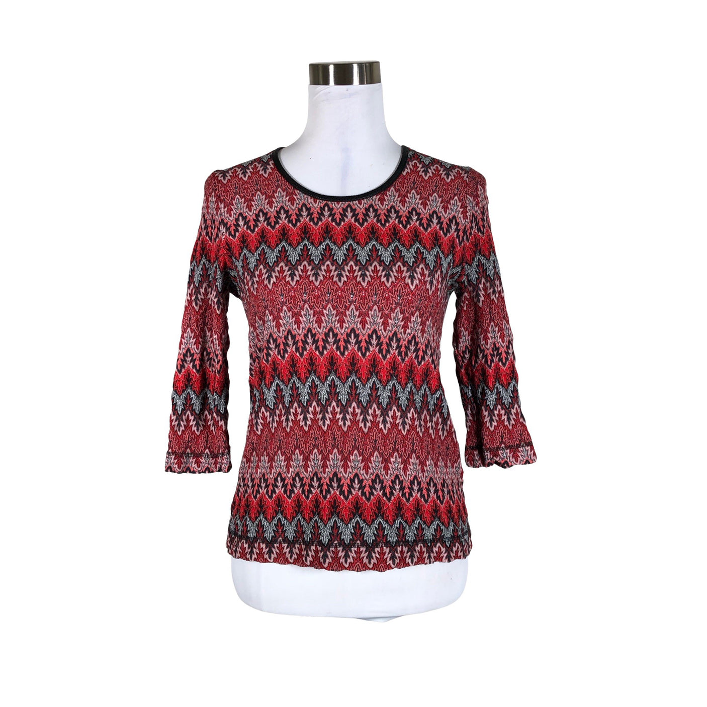 Unisex Riani - Trikotaažist pluus, suurus 38 - Punane (1)