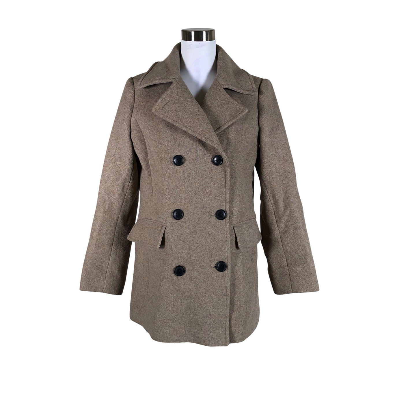 Unisex InWear - Villane mantel, suurus 38 - Beige (1)