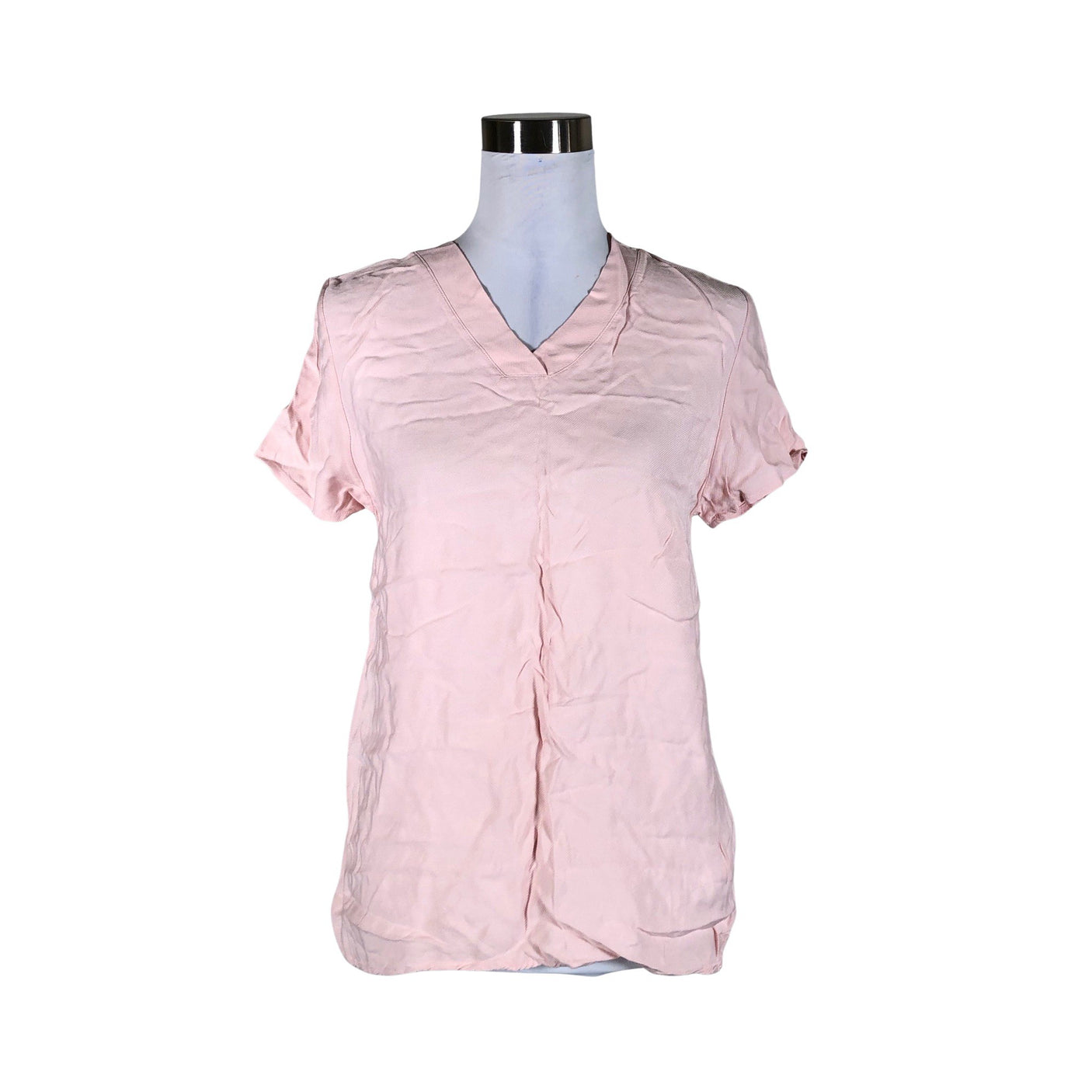 Unisex Monton - Lühikeste käistega pluus, suurus 34 - Heleroosa (1)