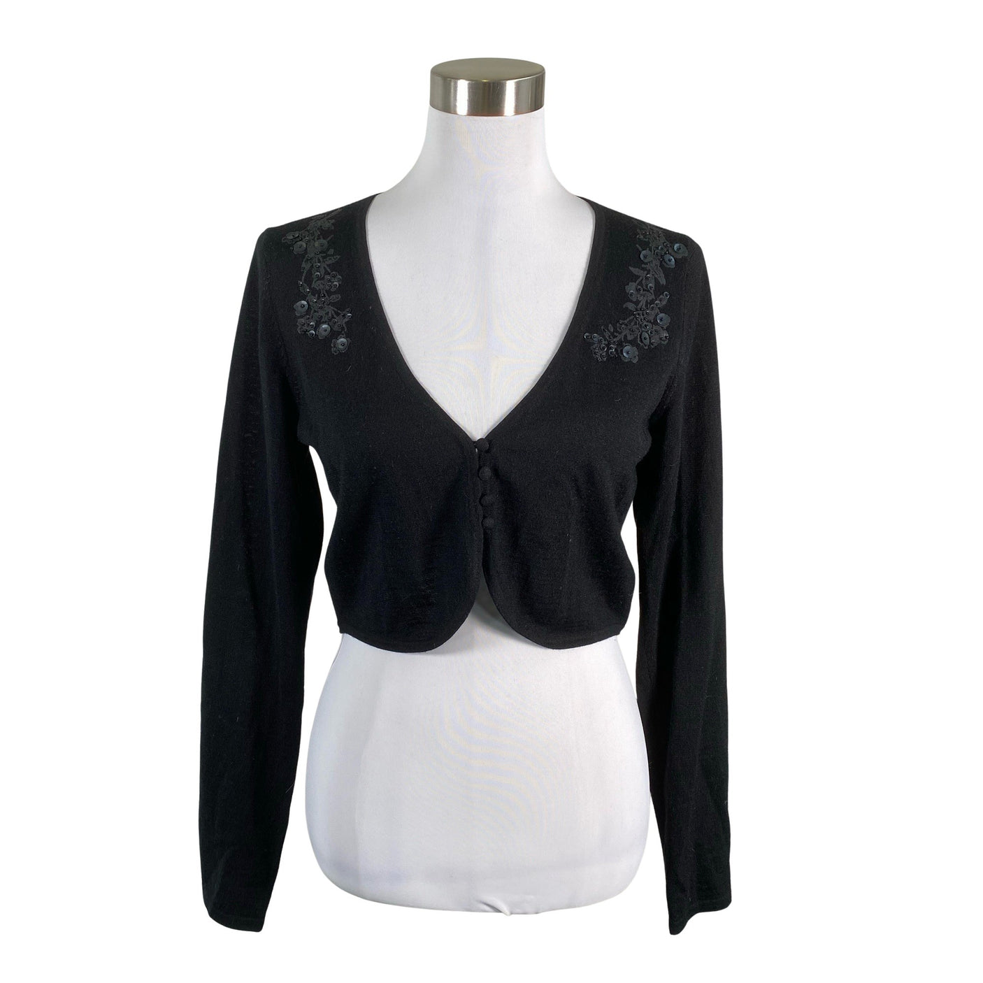 Unisex Taifun - Kootud boolero, suurus 38 - Must (1)