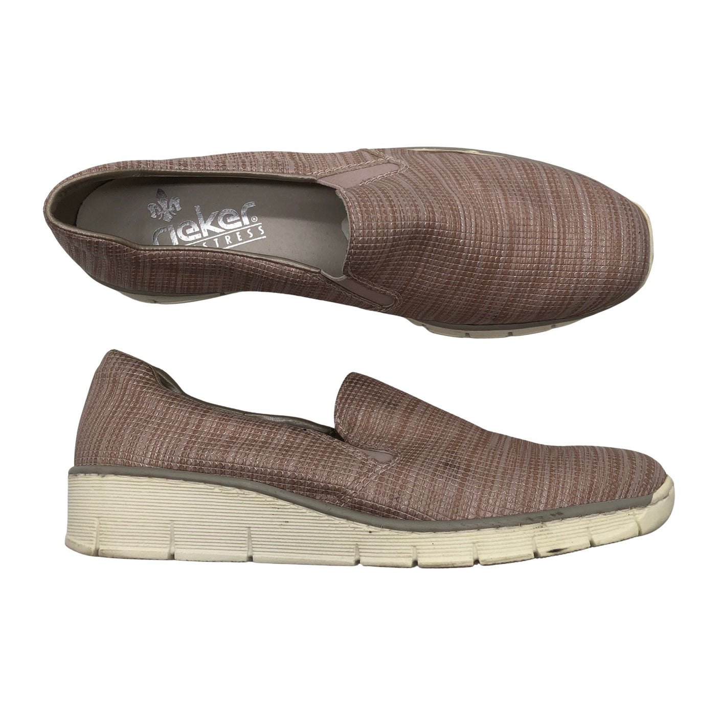 Unisex Rieker - Mokassiinid, suurus 42 - Heleroosa (1)