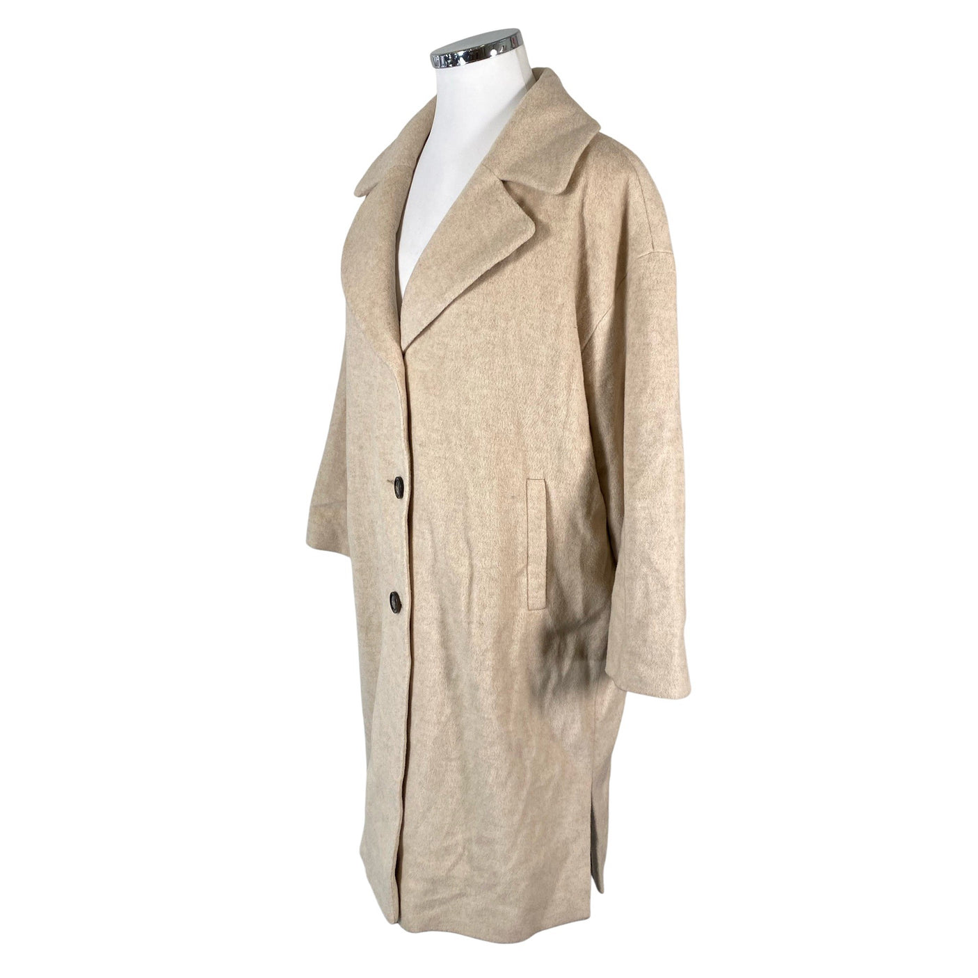 Unisex Flare Collection - Villane mantel, suurus 42 - Beige (3)