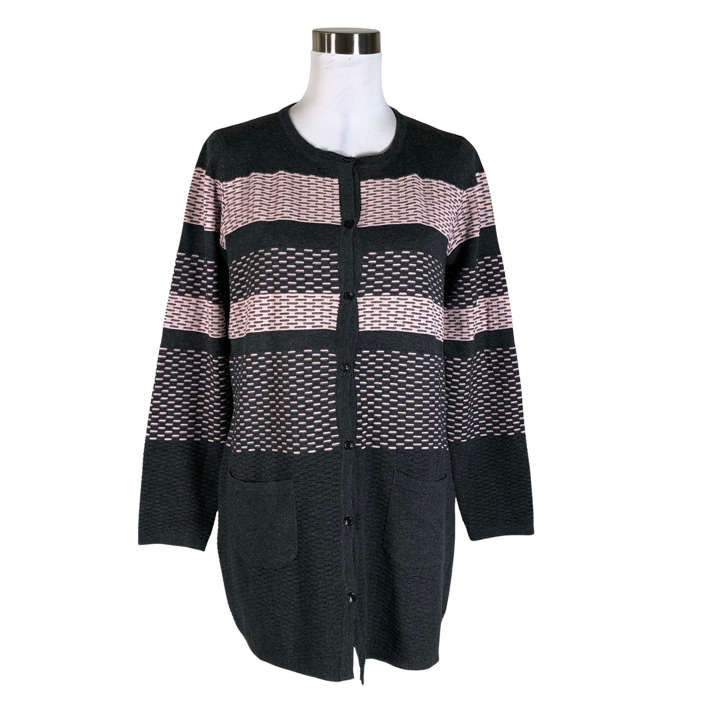 Unisex Micha - Kardigan, suurus 40 - Hall (1)