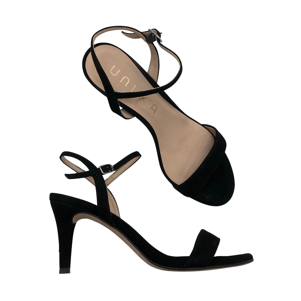 Unisex Unisa - Kontsaga rihmikud, suurus 41 - Must (1)