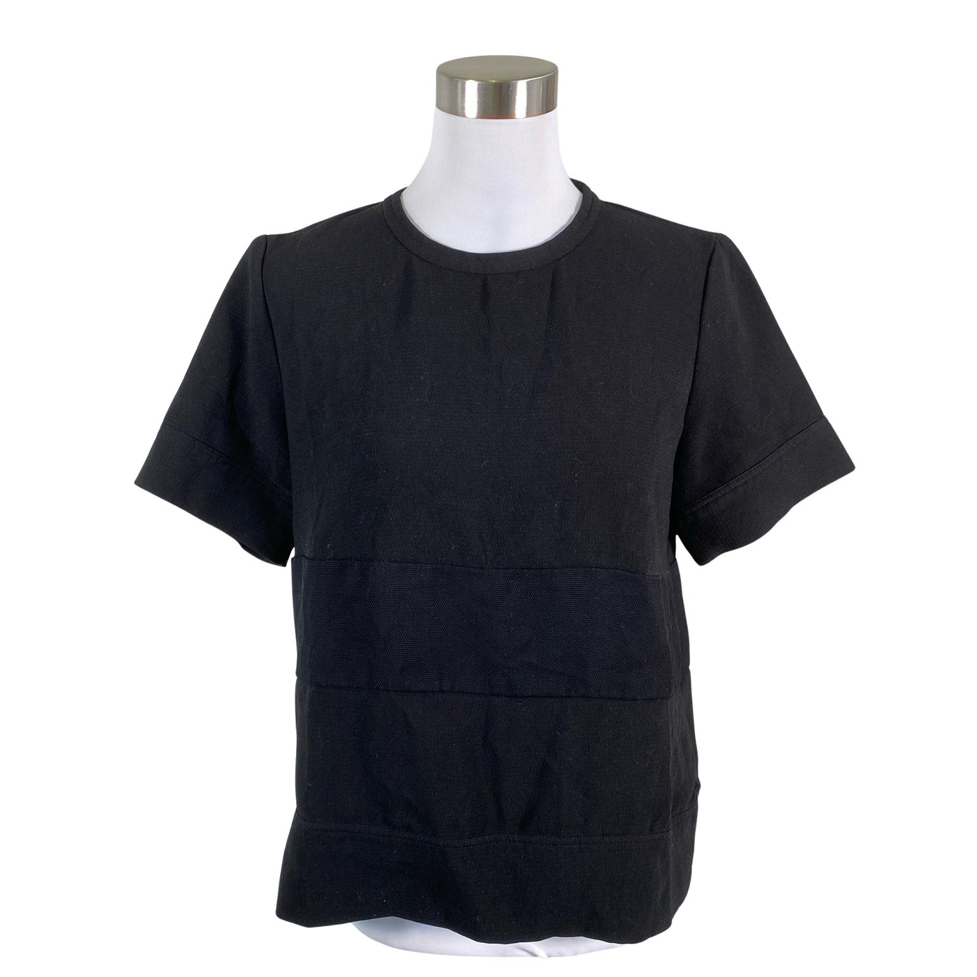 Unisex Samsoe&Samsoe - Lühikeste käistega pluus, suurus 38 - Must (1)