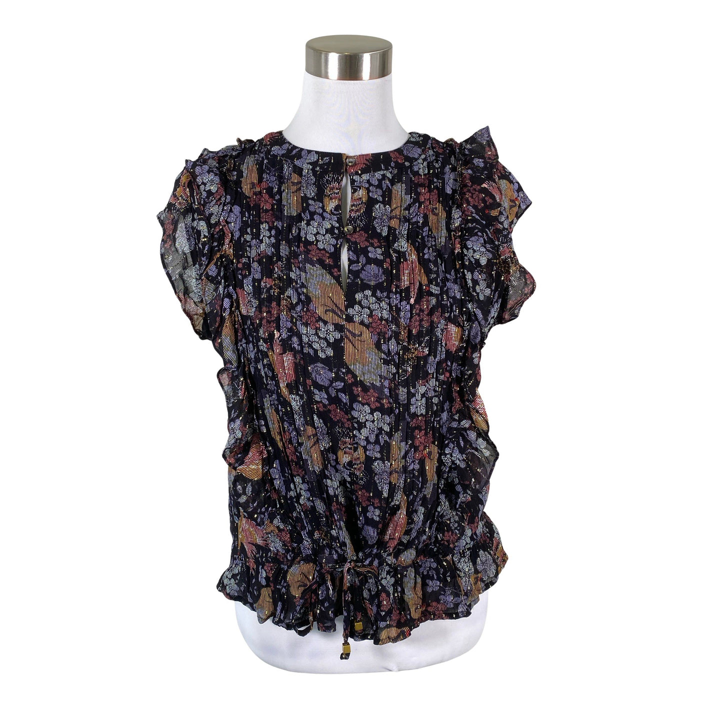 Unisex Summum Woman - Lühikeste käistega pluus, suurus 38 - Must (1)
