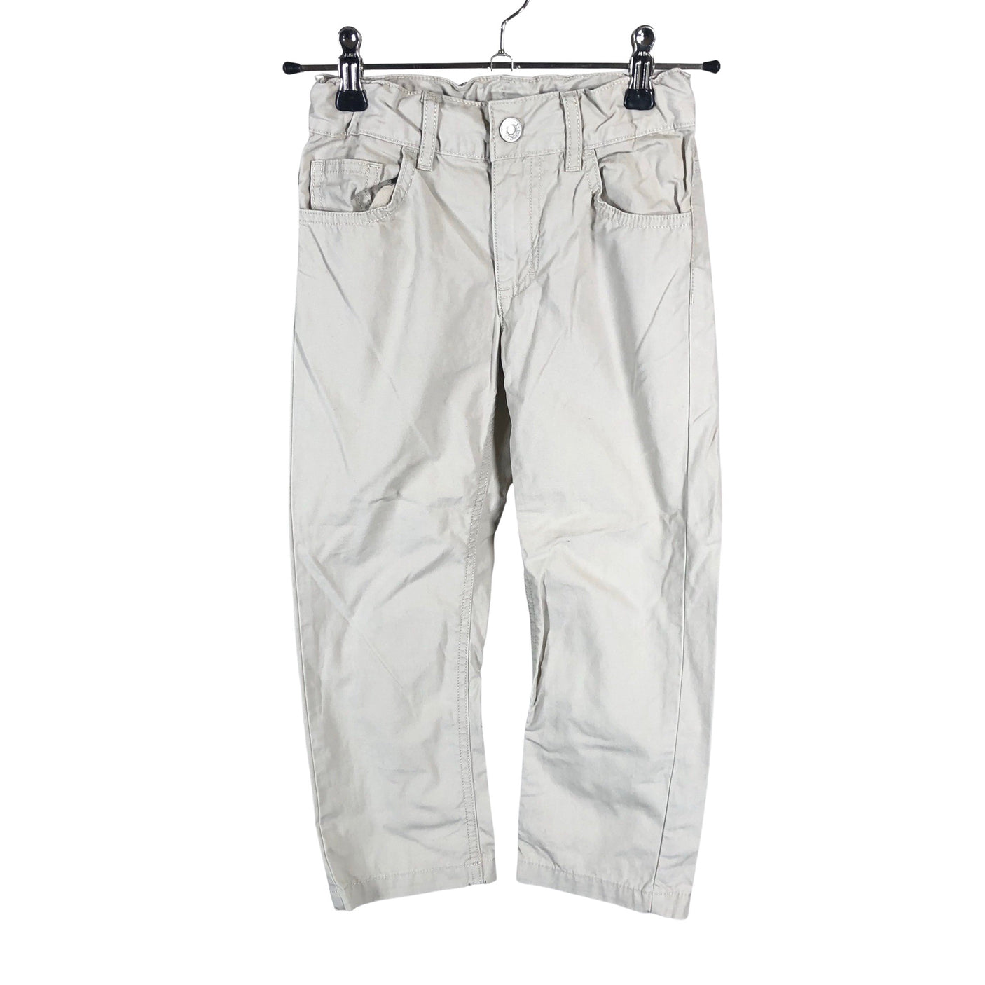 Unisex Benetton - Mittevenivad püksid, suurus 116 - 122 - Beige (1)