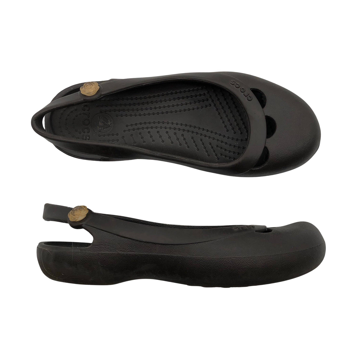 Unisex Crocs - Baleriinad, suurus 36 - Pruun (1)
