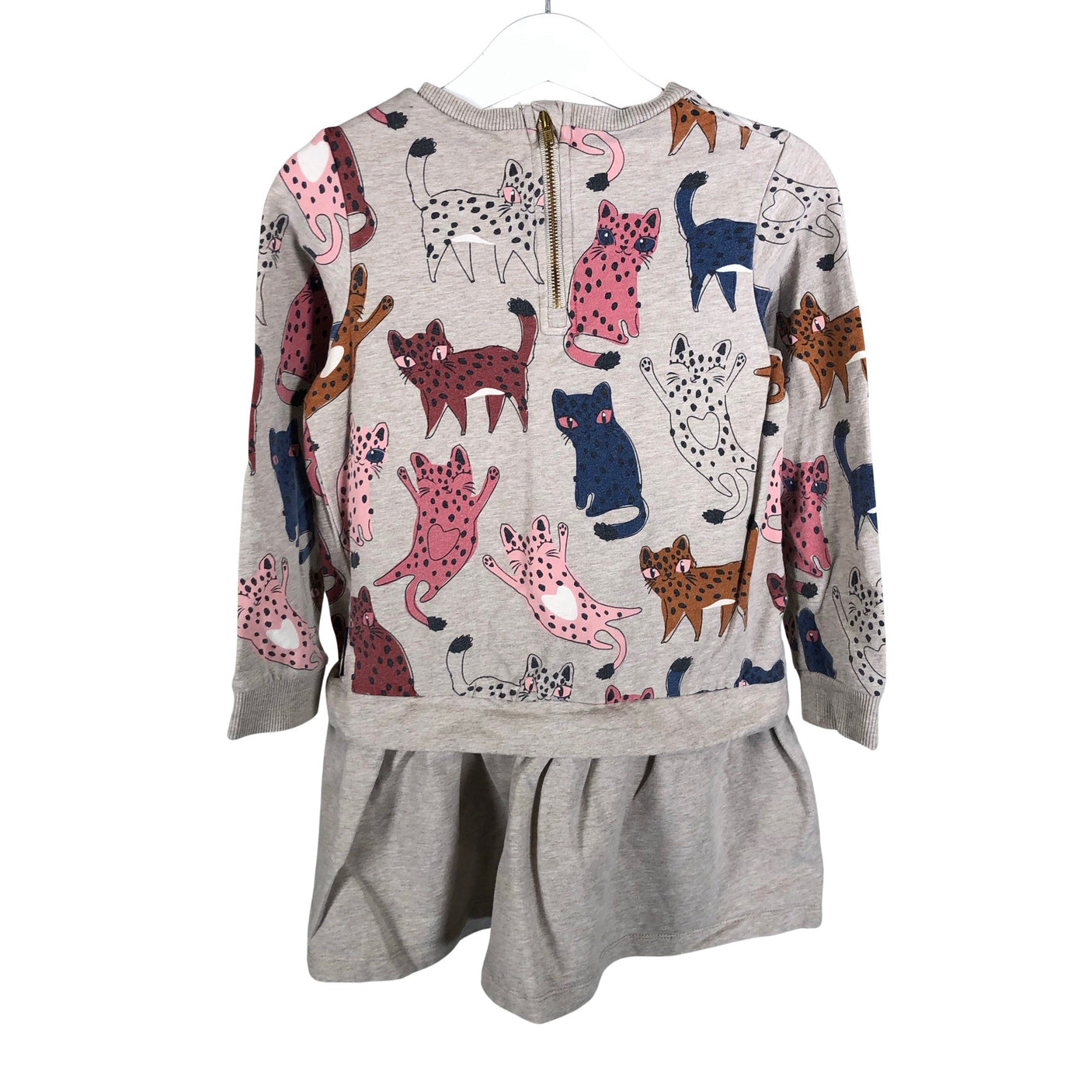 Unisex Polarn O. Pyret - Dressikangast kleit, suurus 104 - 110 - Beige (1)