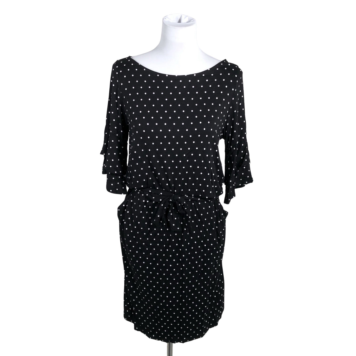 Unisex me&i - Trikotaažist kleit, suurus 36 - Must (2)