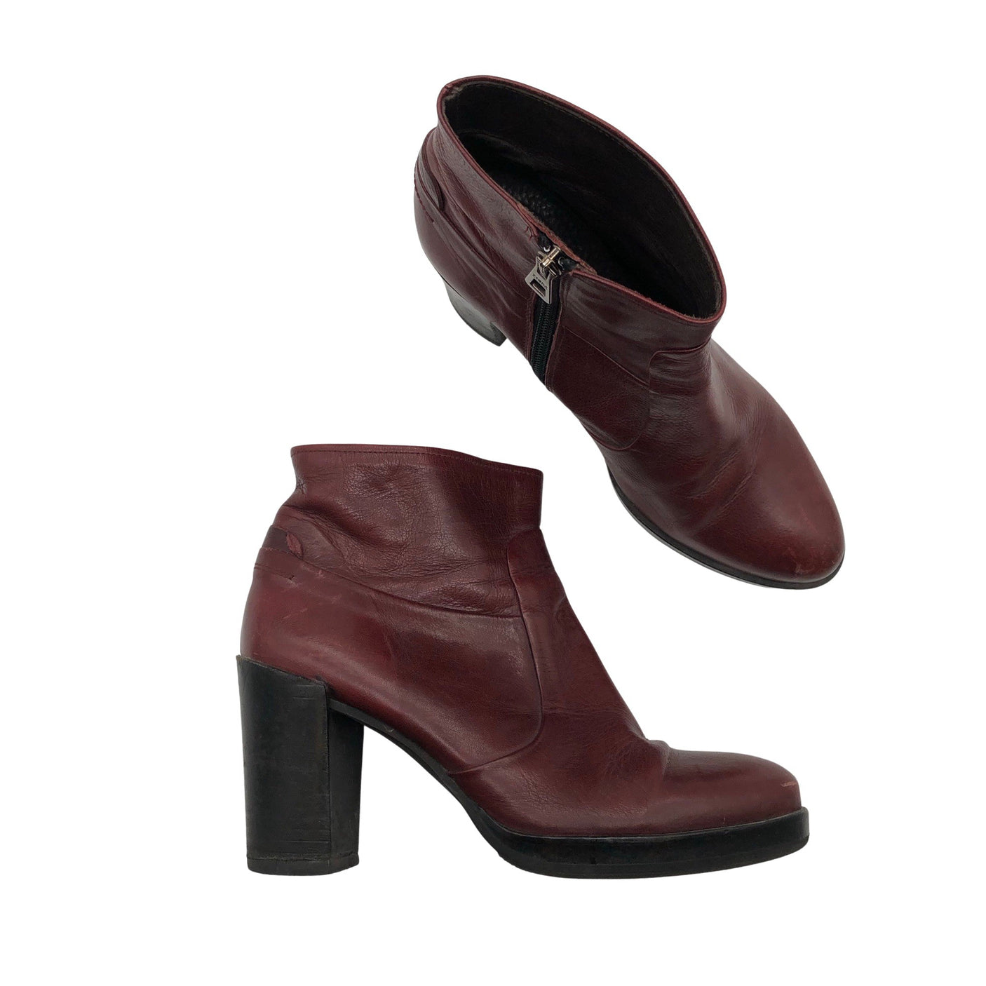 Unisex Zinda - Poolsaapad, suurus 38 - Veinipunane (1)