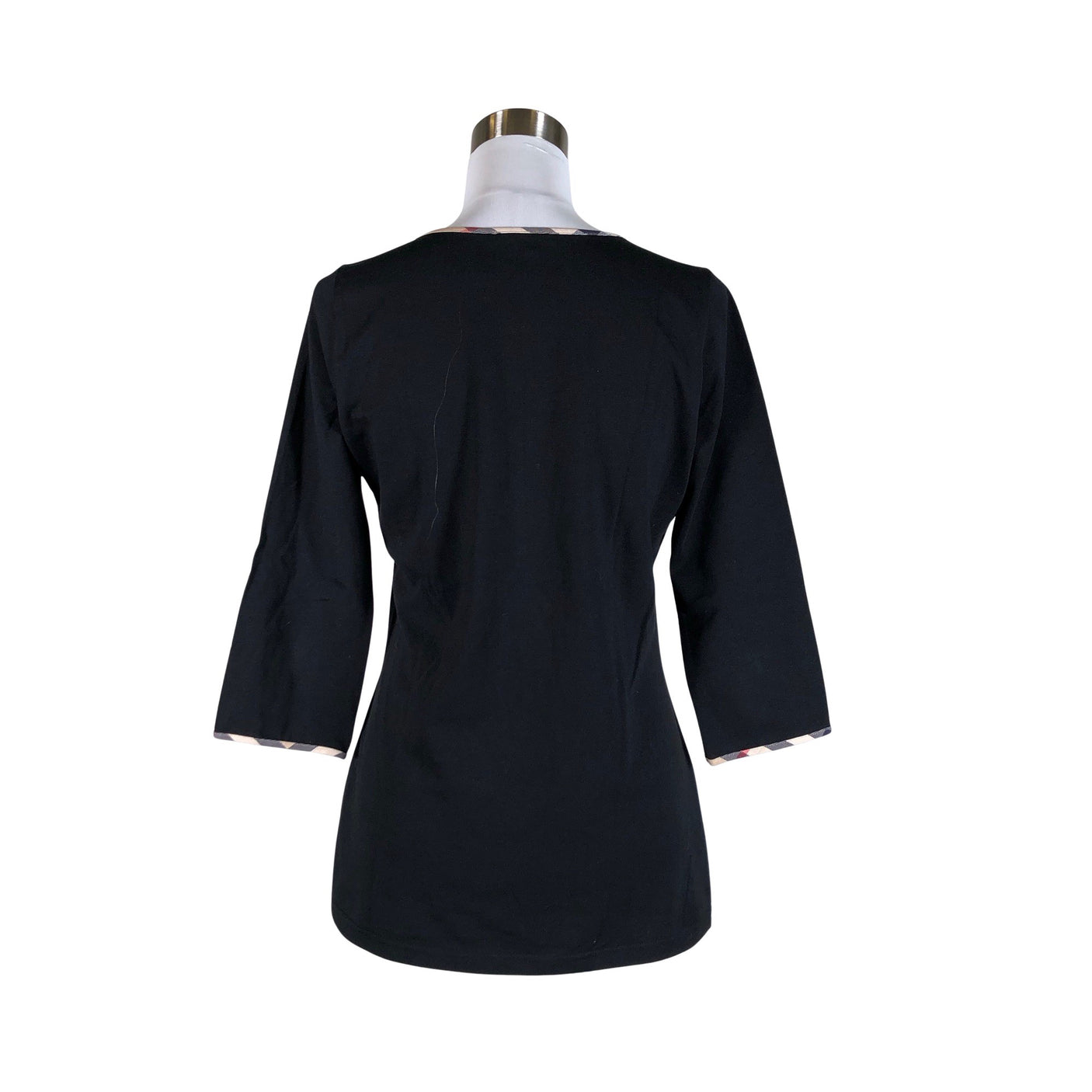 Unisex Burberry Brit - Trikotaažist pluus, suurus 40 - Must (2)