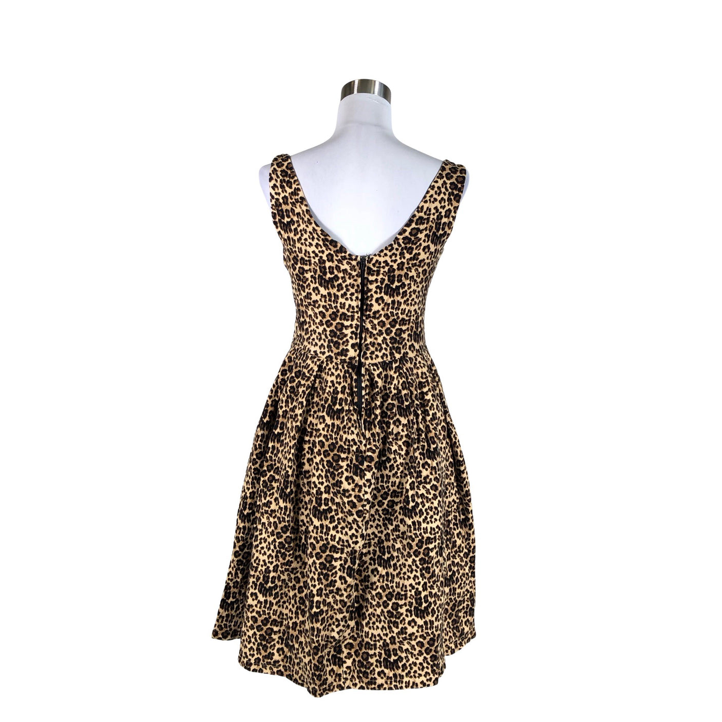 Unisex Lindy Bop - Trikotaažist kleit, suurus 38 - Beige (2)