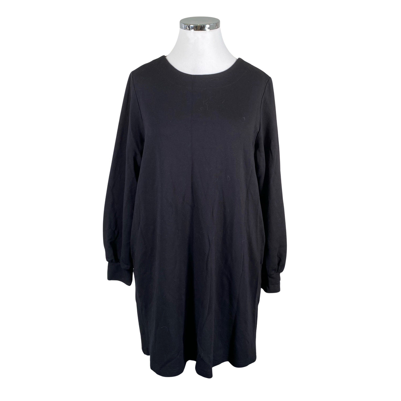 Unisex Nanso - Trikotaažist kleit, suurus 50 - Must (1)