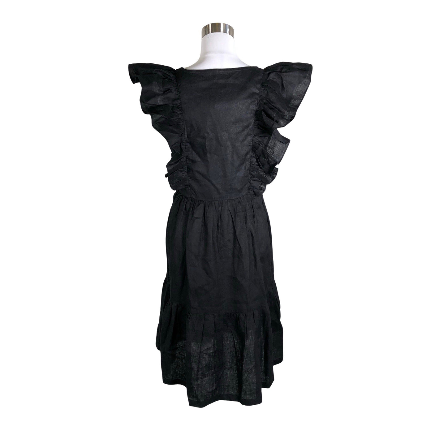 Unisex Linengirls - Mitteveniv kleit, suurus 38 - Must (2)