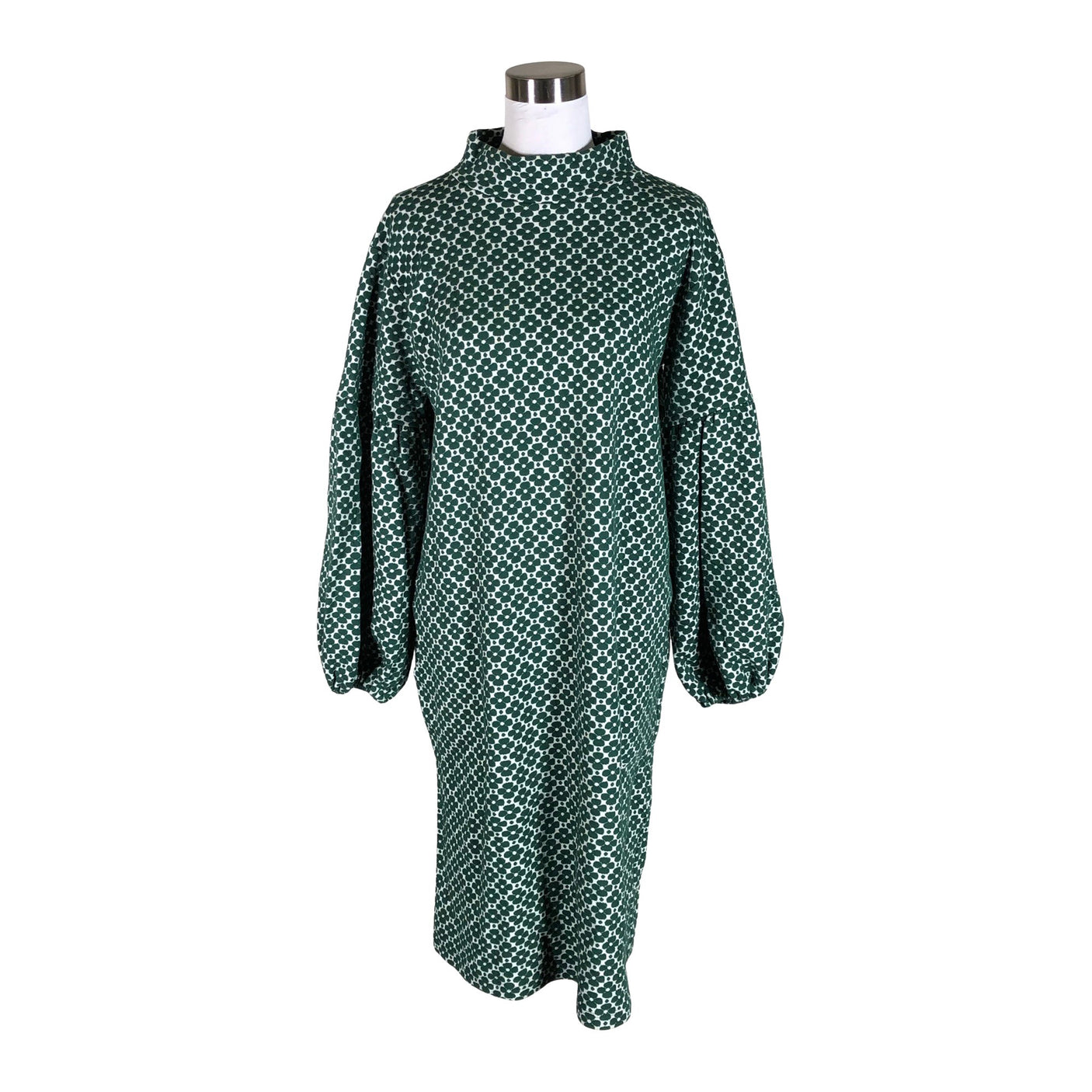 Unisex Nouki - Trikotaažist kleit, suurus 36 - Roheline (1)