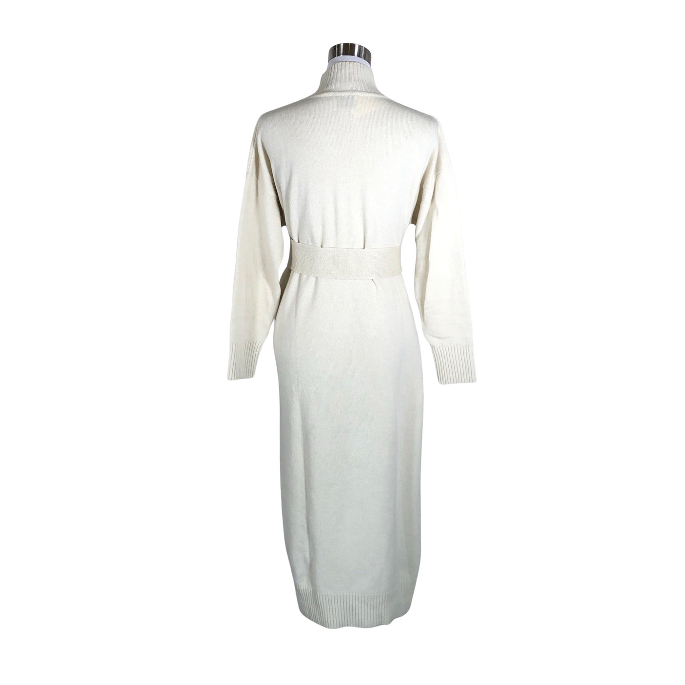 Unisex Almada Label - Kootud kleit, suurus 40 - Looduslik valge (2)