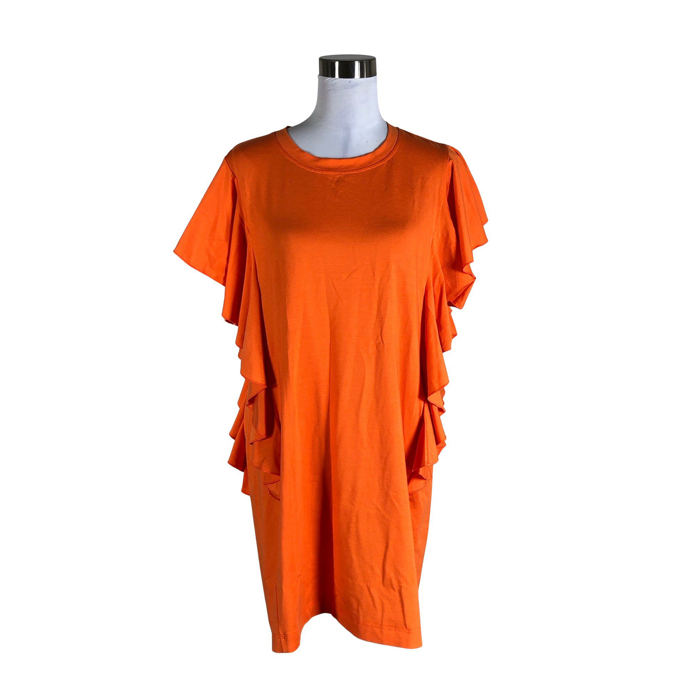 Unisex Ommellinen - Trikotaažist kleit, suurus 40 - Oranž (1)