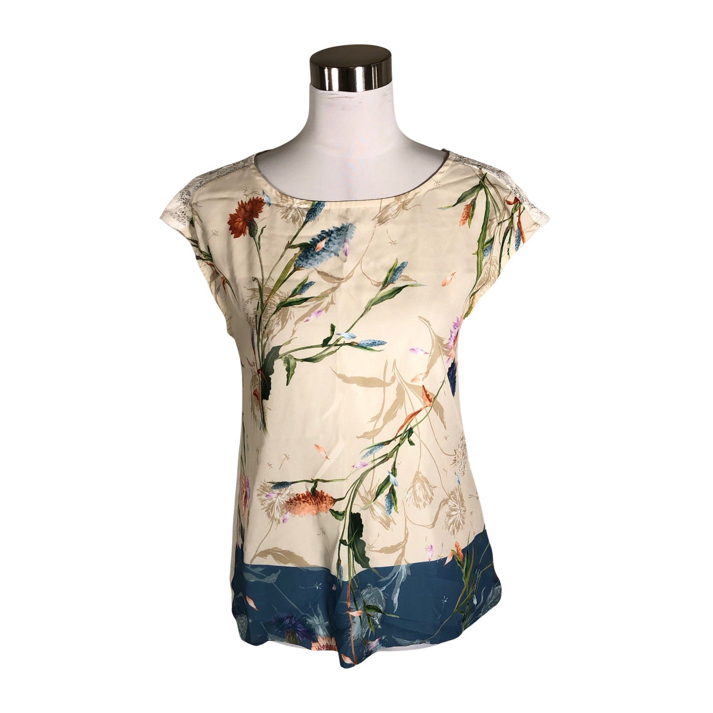 Unisex Anna Field - Lühikeste käistega pluus, suurus 38 - Beige (1)