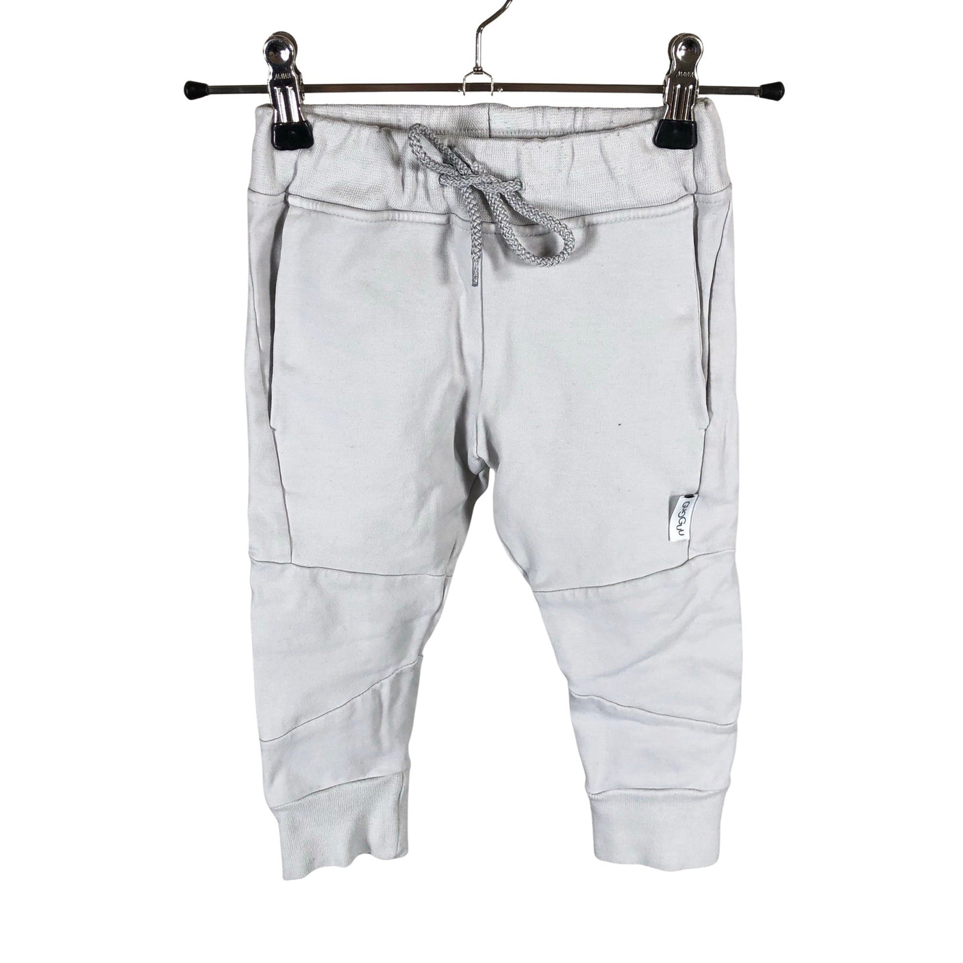 Unisex Gugguu - Dressikangast püksid, suurus 86 - 92 - Hall (1)