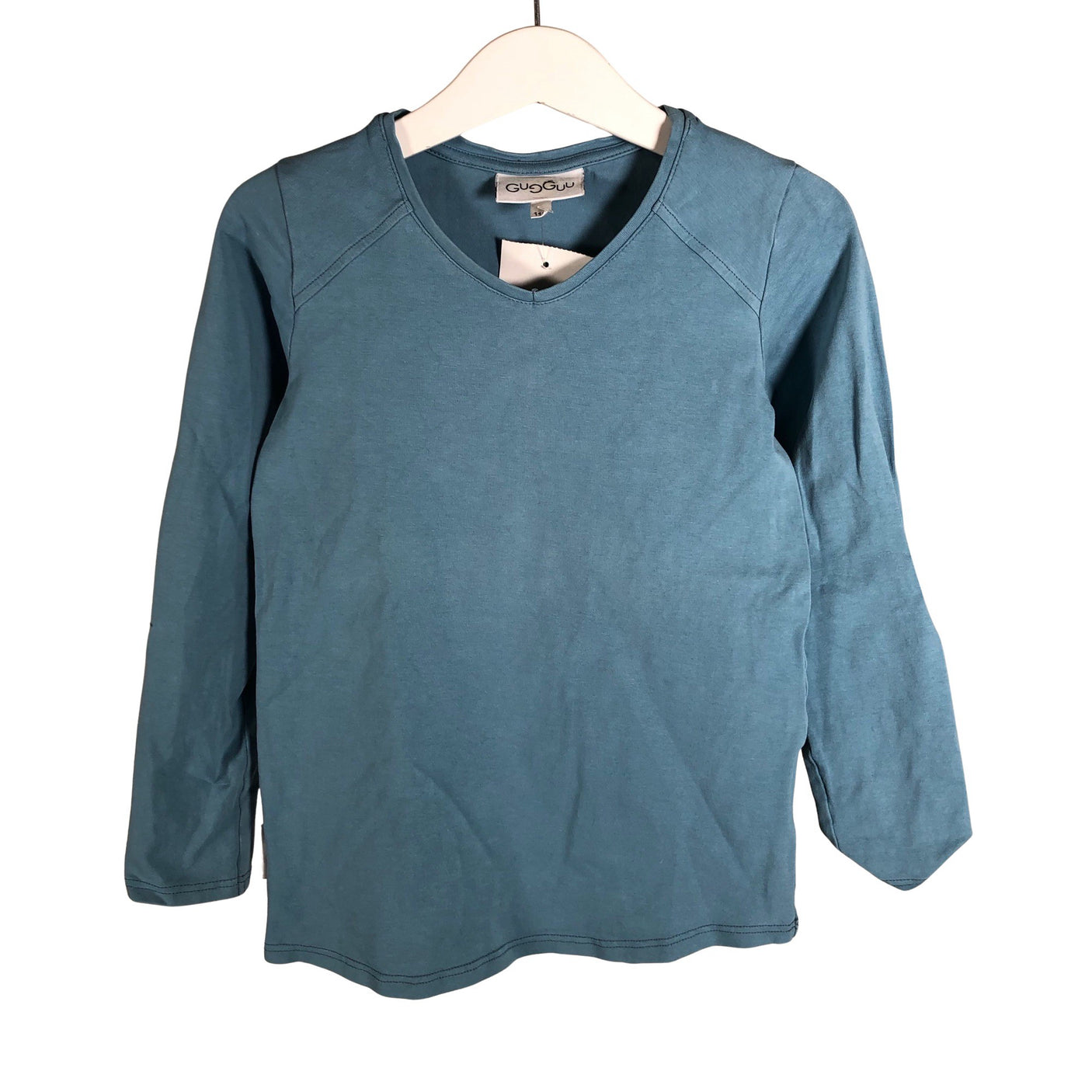 Unisex Gugguu - Trikotaažist pluus, suurus 110 - 116 - Türkiis (1)