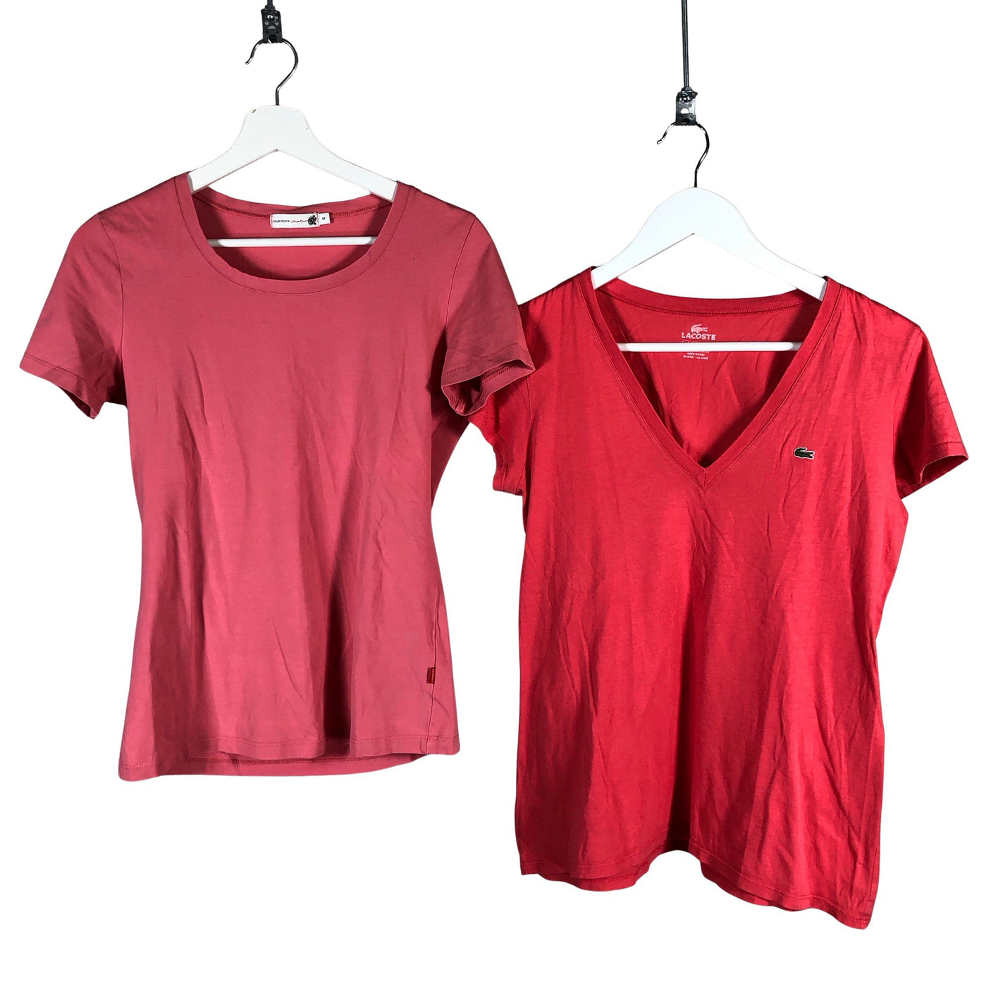 Unisex Lacoste - T-särk, suurus 38 - Roosa (1)