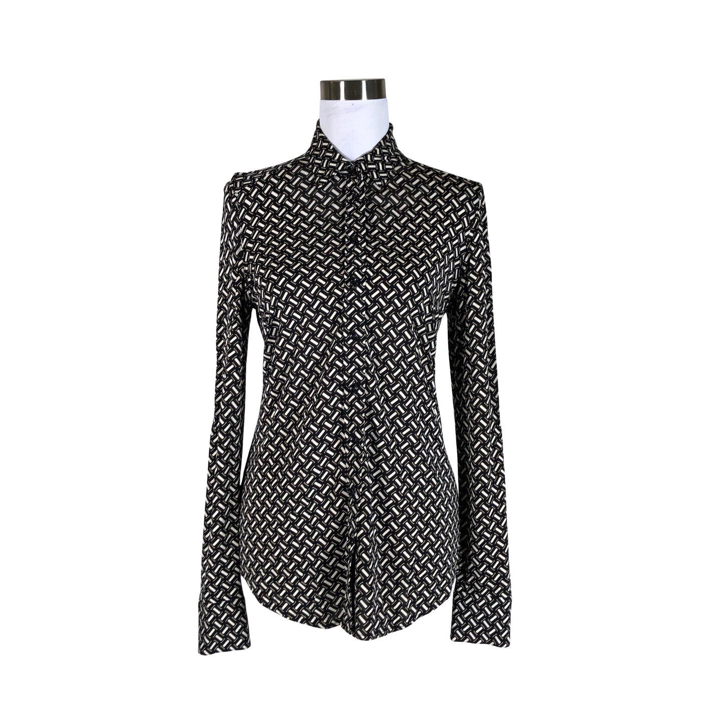 Unisex Andiata - Trikotaažist pluus, suurus 38 - Must (1)