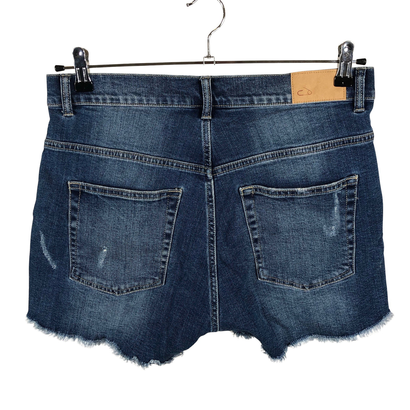 Unisex Lindex - Teksast lühikesed püksid, suurus 42 - Hall (2)