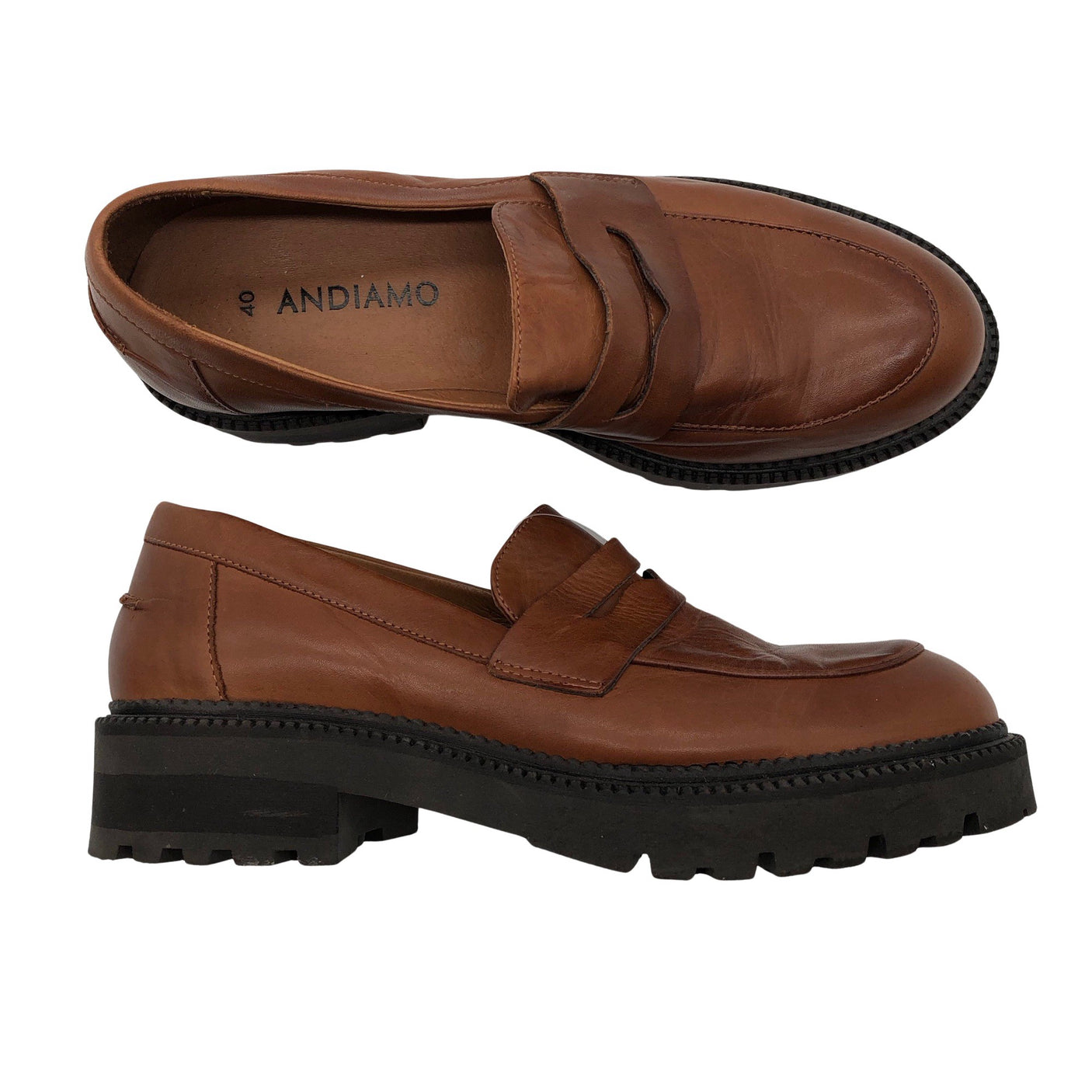 Unisex Andiamo - Mokassiinid, suurus 40 - Pruun (1)
