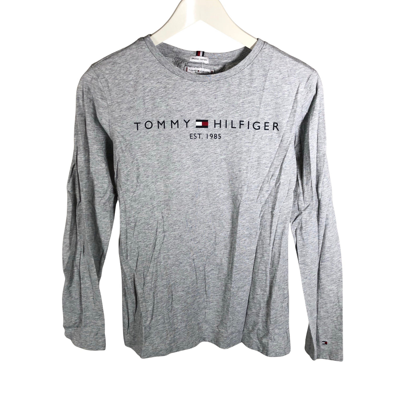 Unisex Tommy Hilfiger - Trikotaažist pluus, suurus 158 - 164 - Hall (1)