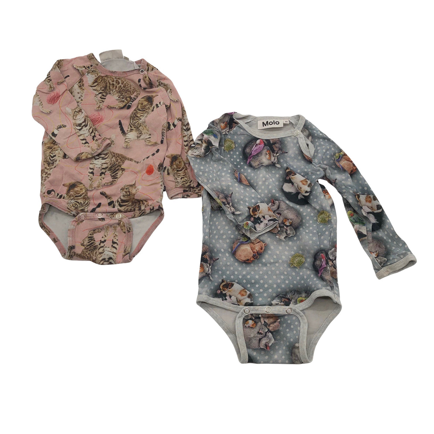 Unisex Molo Kids - Bodi, suurus 74 - 80 - Heleroosa (1)