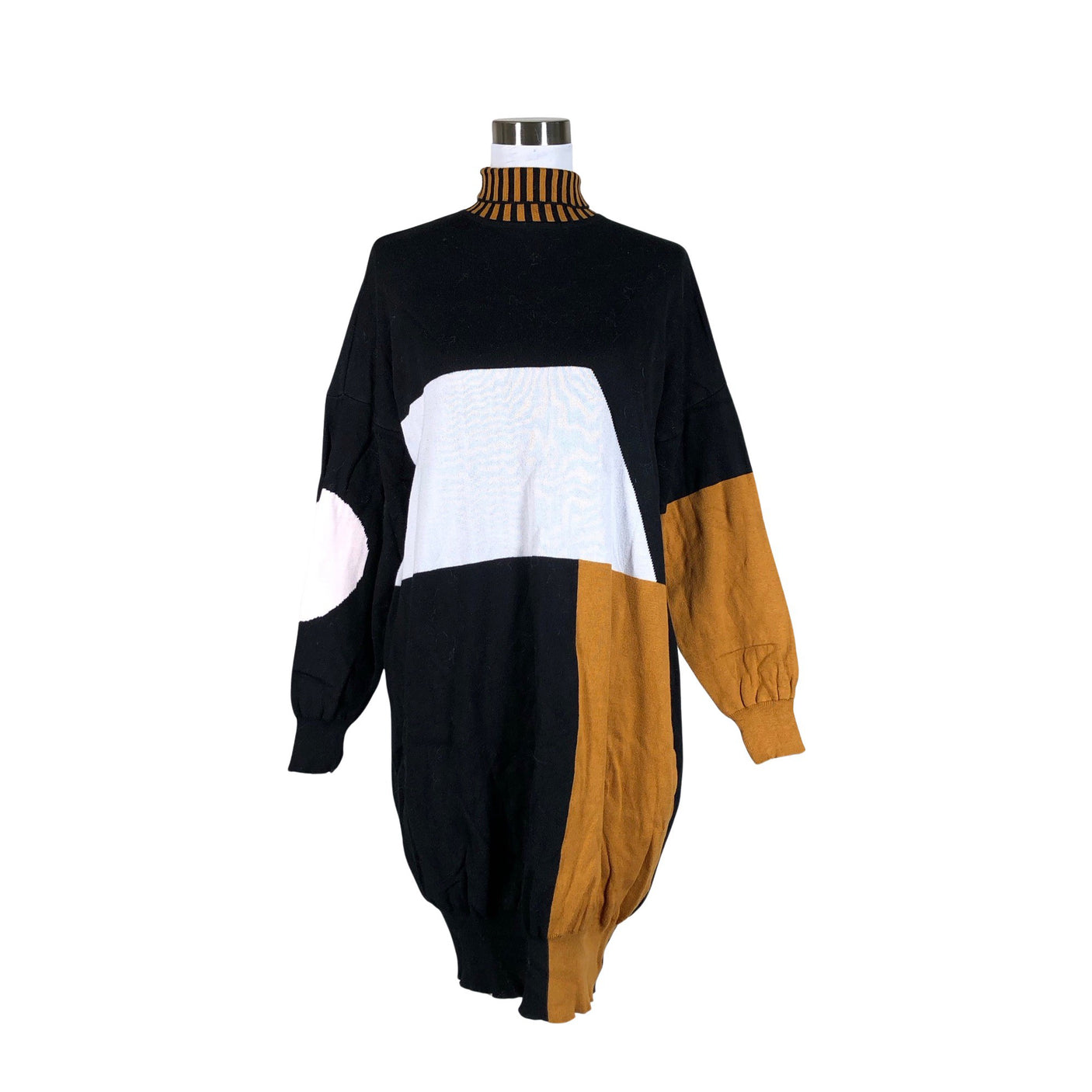 Unisex Papu - Kootud kleit, suurus 34 - Must (1)