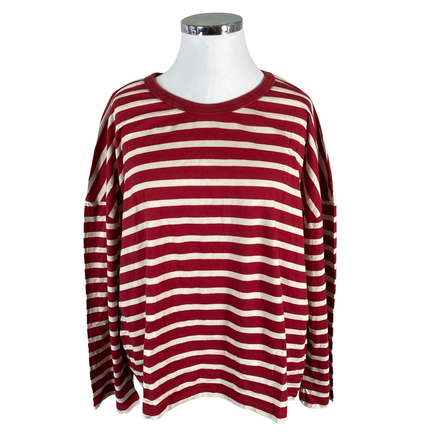 Unisex Nanso - Trikotaažist pluus, suurus 46 - Veinipunane (1)