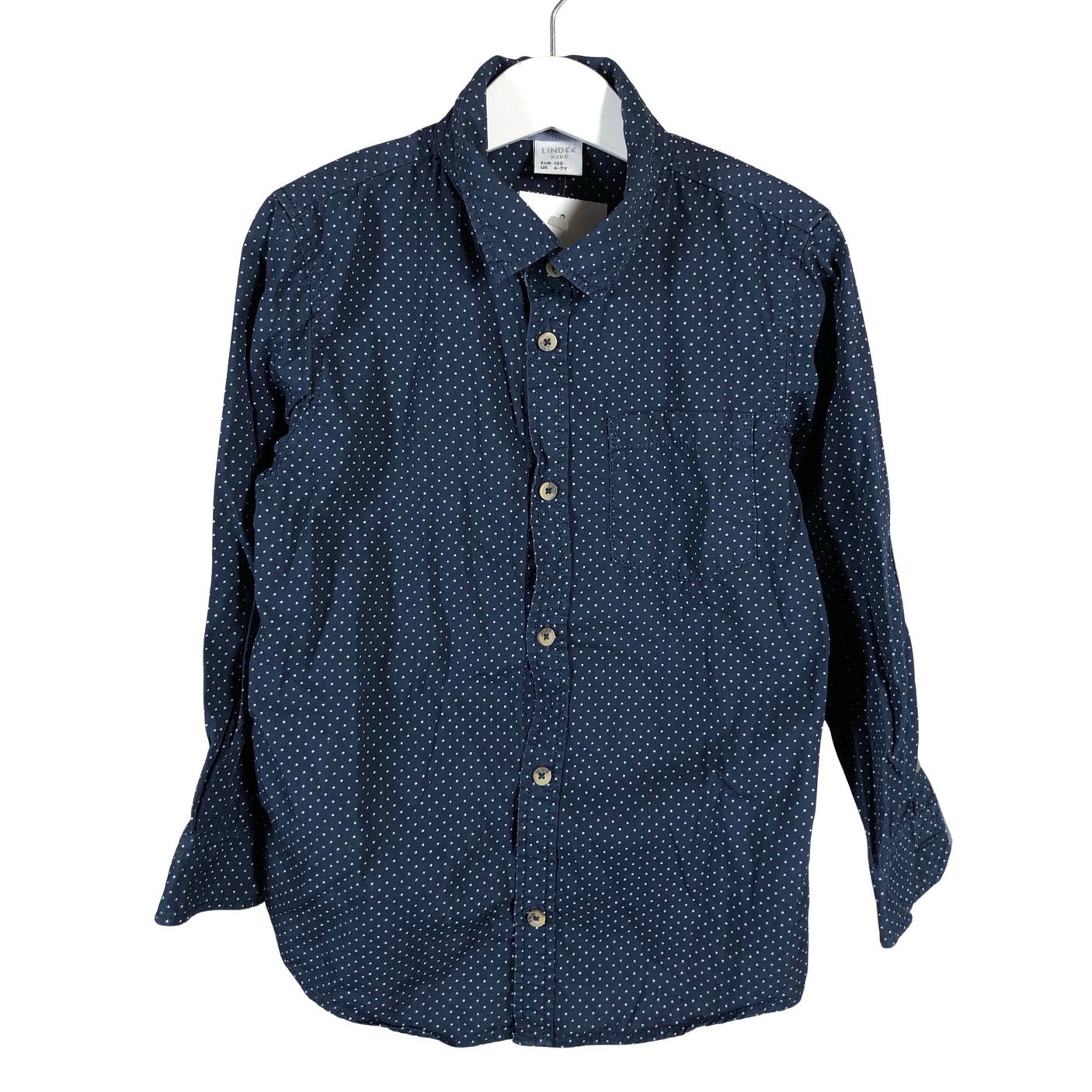 Unisex Lindex - Triiksärk, suurus 116 - 122 - Sinine (1)
