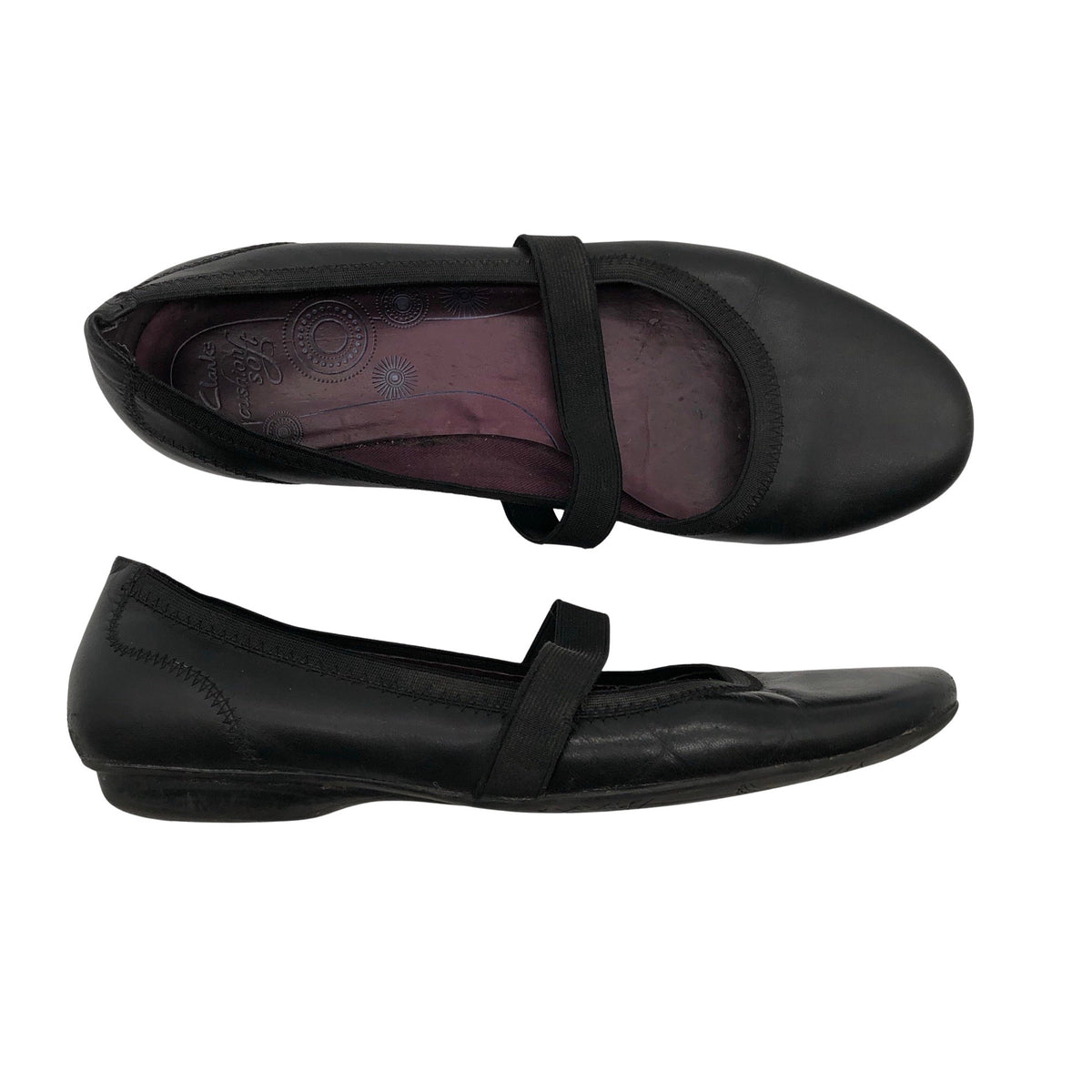 Unisex Clarks - Baleriinad, suurus 41 - Must (1)