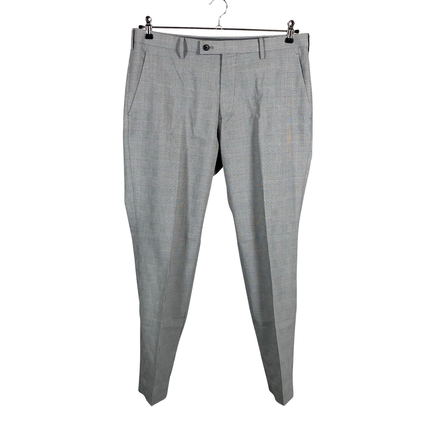 Unisex Uniqlo - Mittevenivad püksid, suurus W34 - Hall (1)