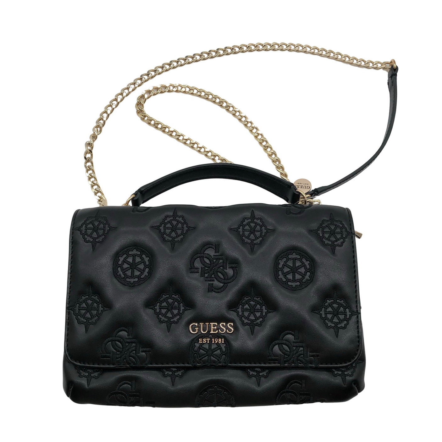 Unisex Guess - Õlakott, suurus Midi - Must (1)