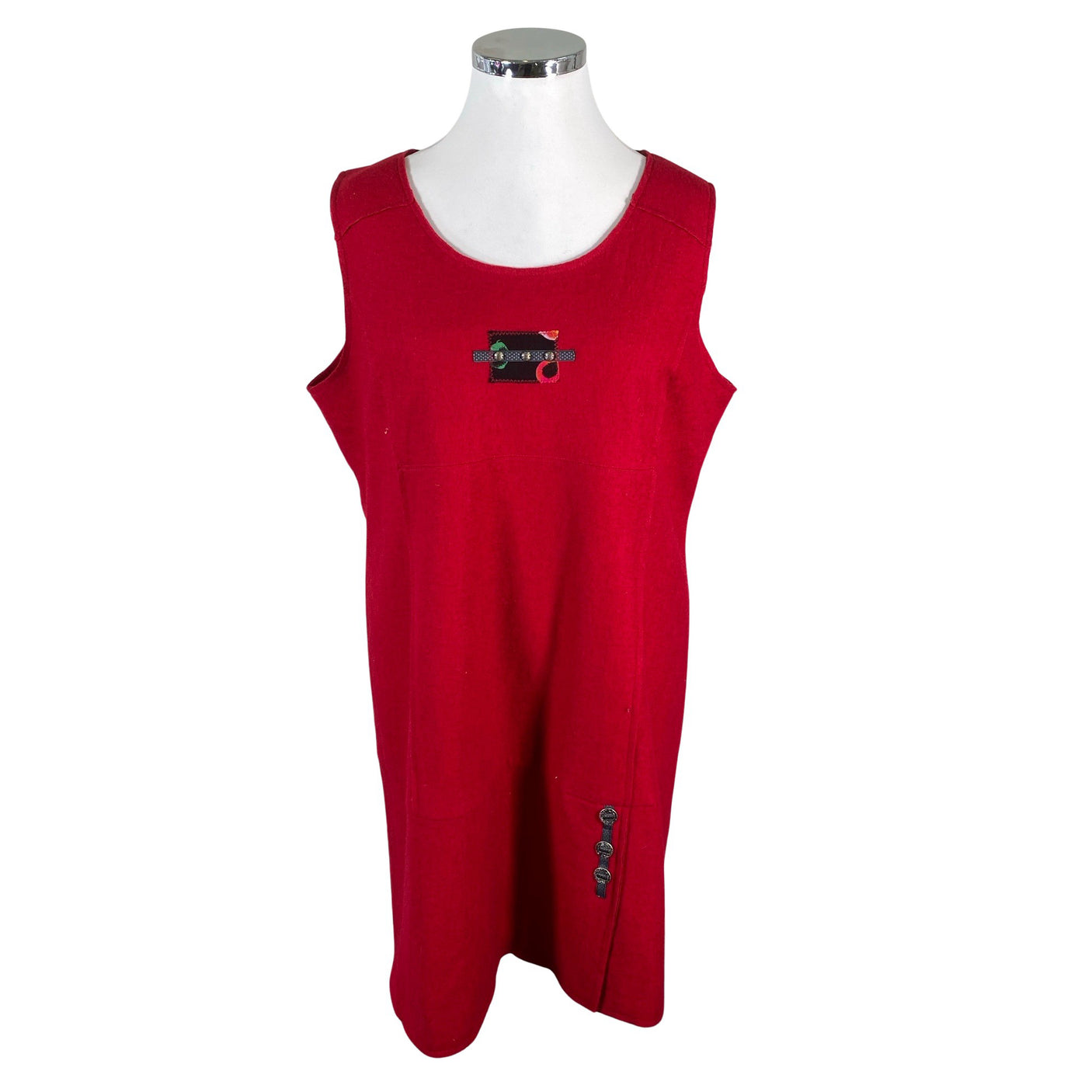 Unisex L'evolution - Kootud kleit, suurus 48 - Punane (1)