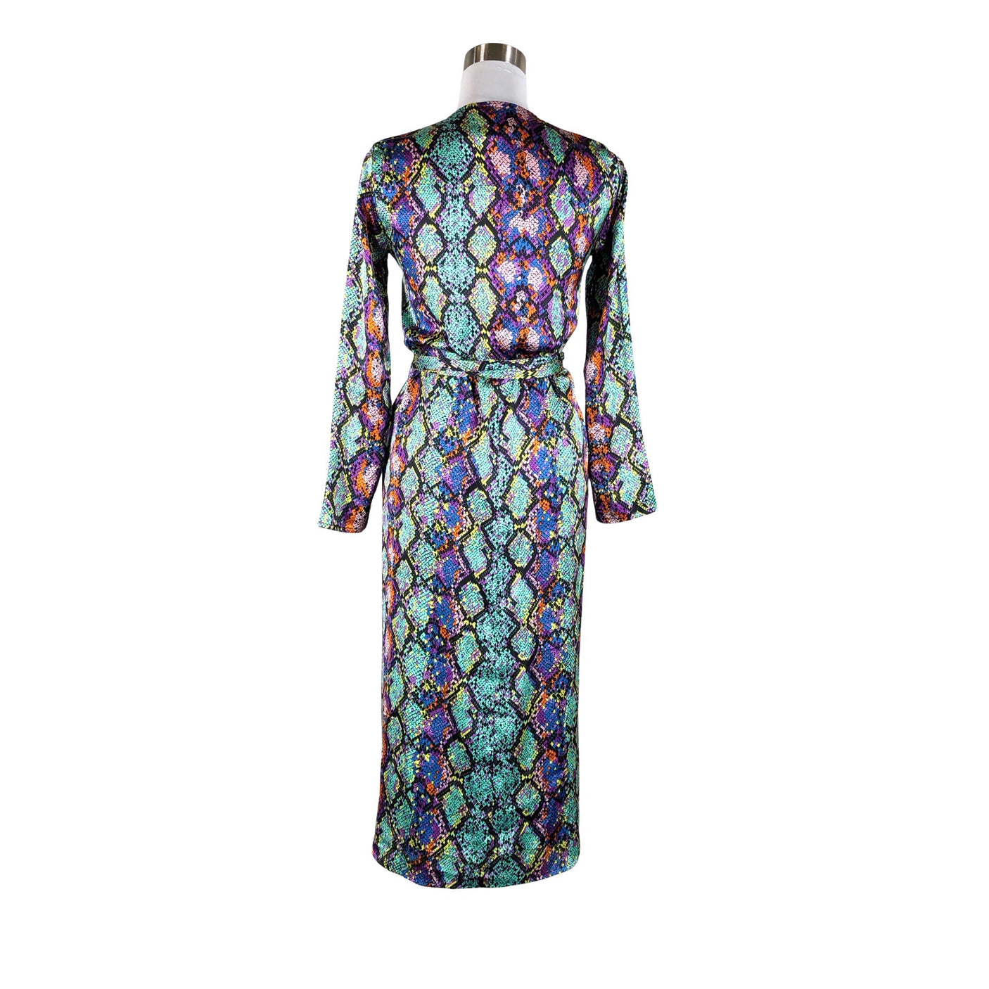 Unisex Dancing Leopard - Õhuke kleit, suurus 38 - Sinine (2)