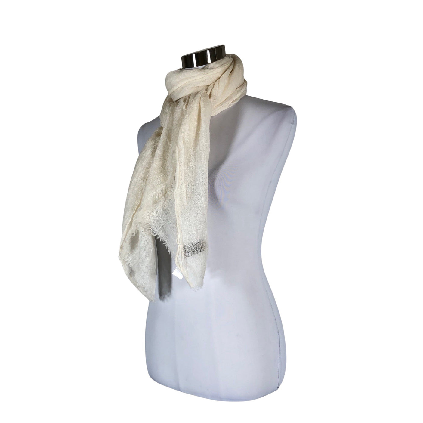 Unisex Balmuir - Õhuke sall, suurus Maxi - Looduslik valge (2)